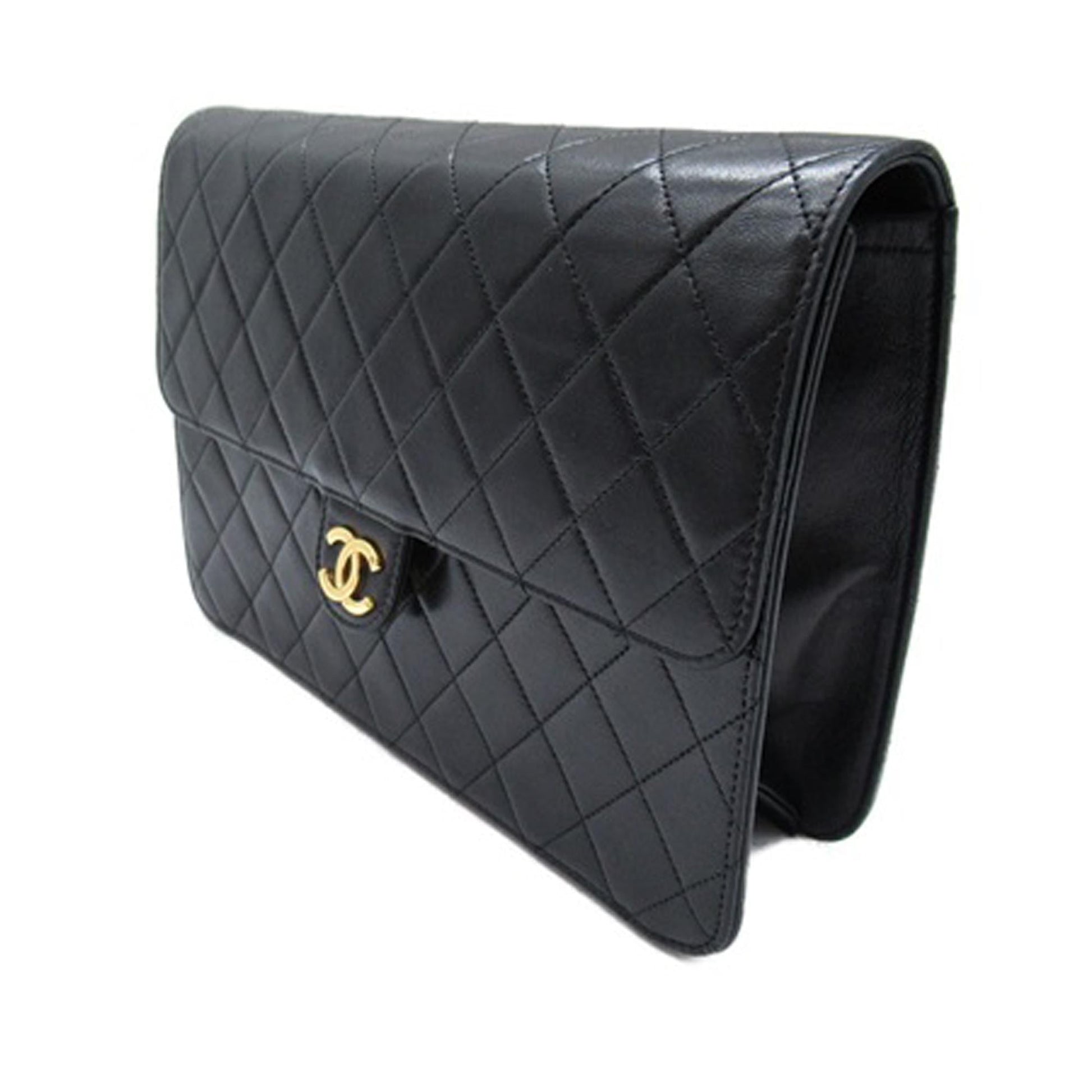 Chanel CC Quilted Lambskin Single Flap SHG-iO4bfz Handbag