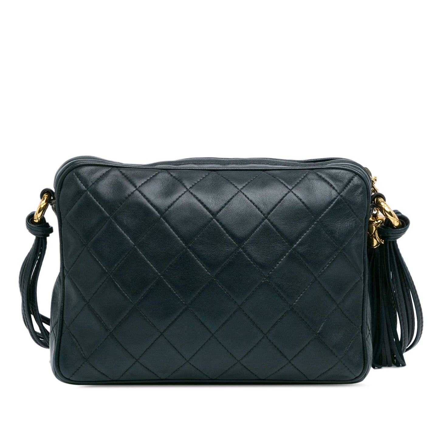 Chanel CC Quilted Lambskin Tassel Camera SHG-P5tGZz Crossbody Bag