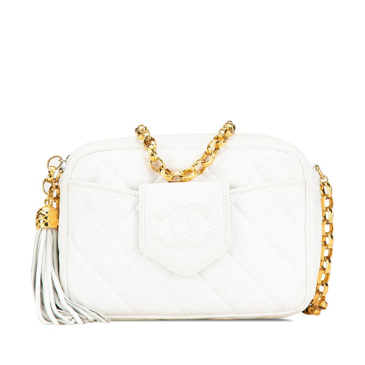 Chanel CC Quilted Lambskin Tassel Camera SHG-nH5aRw Crossbody Bag
