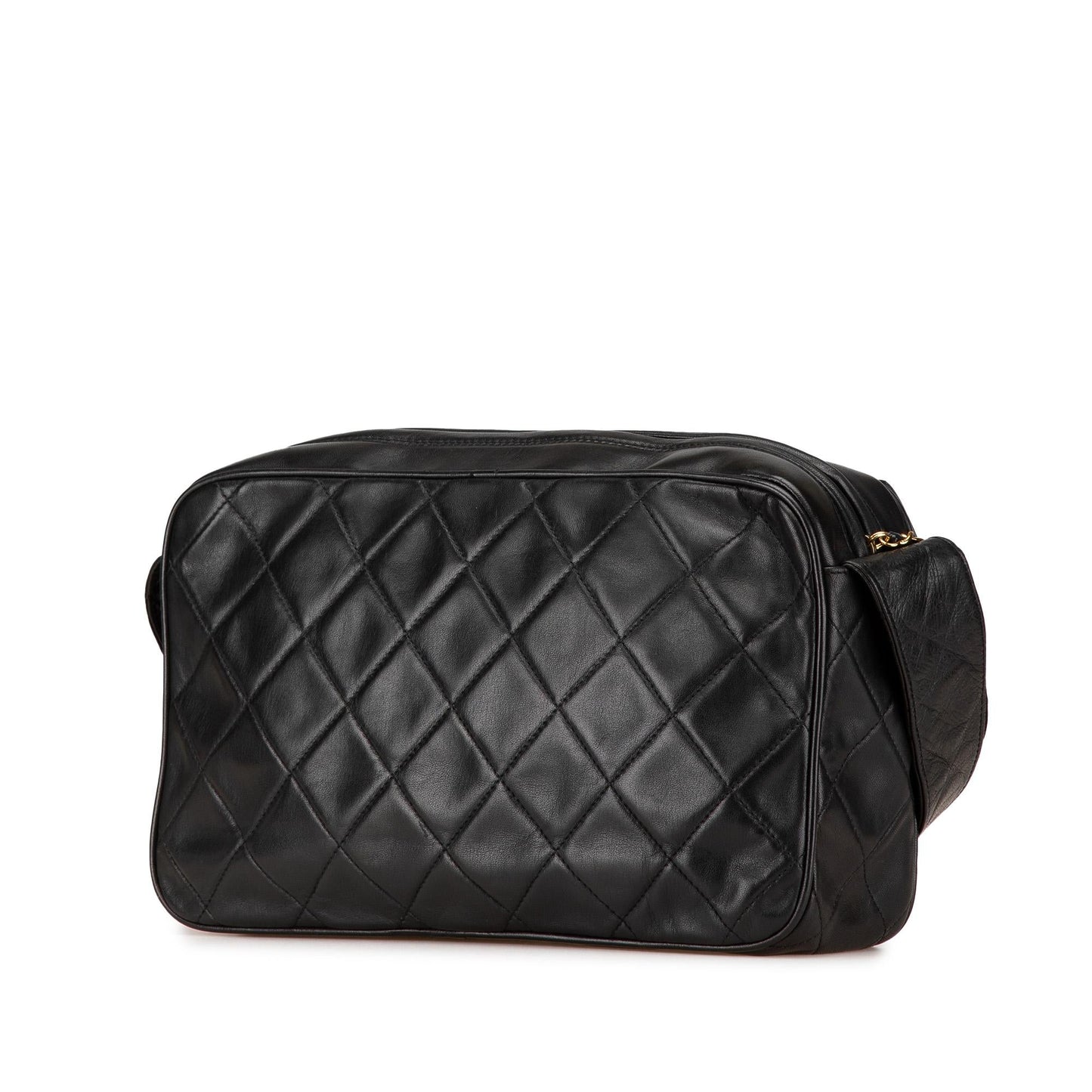 Chanel CC Quilted Lambskin Tassel Crossbody Bag Tassel Crossbody