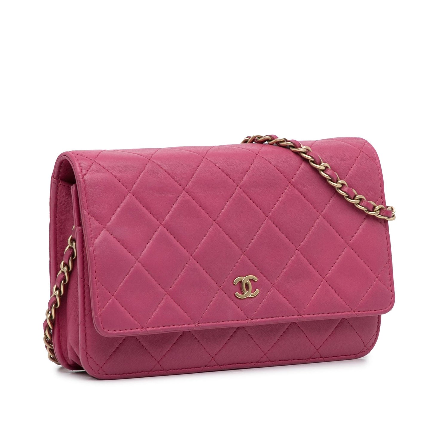 Chanel CC Quilted Lambskin On SHG-KBJ7Tg Wallet Case