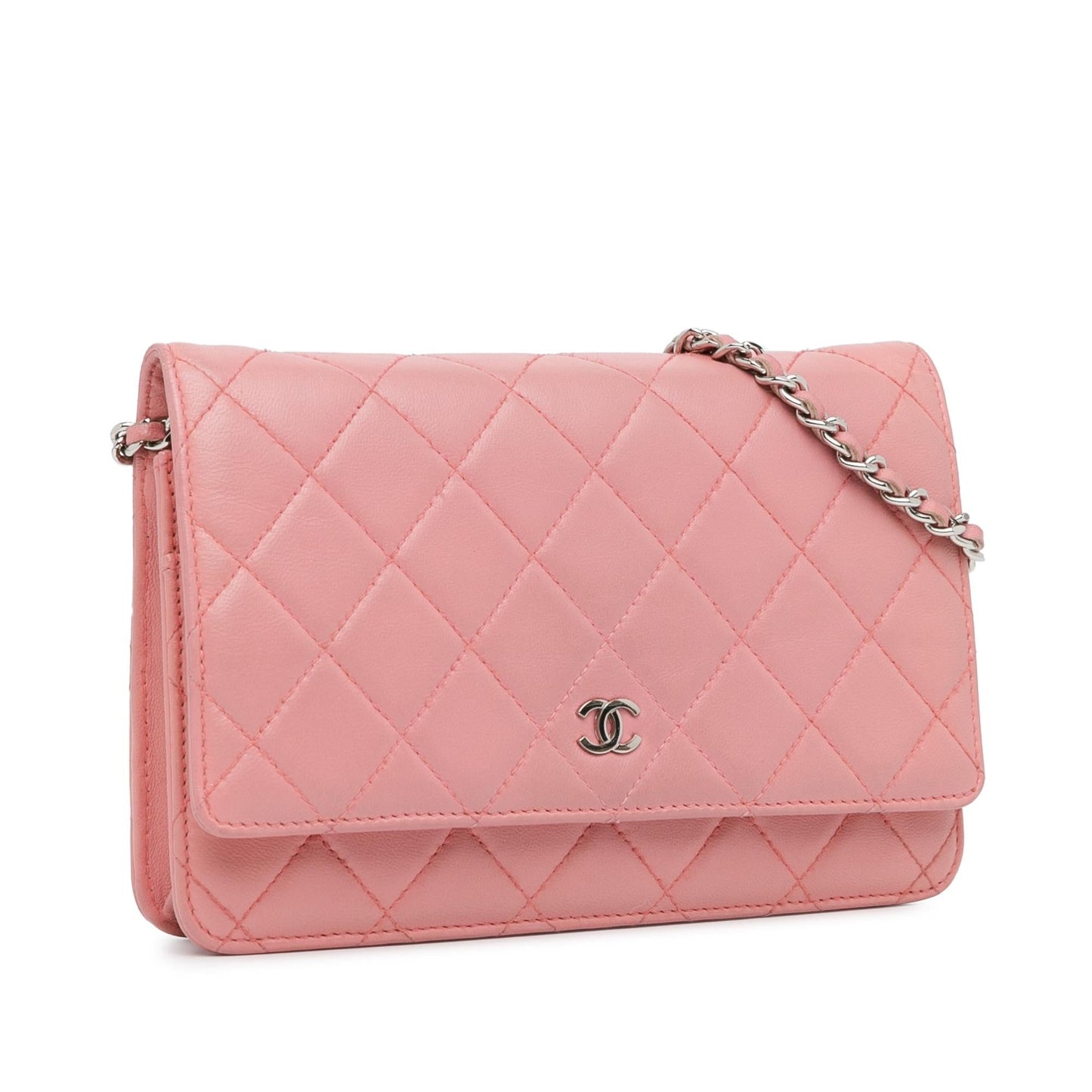 Chanel CC Quilted Lambskin On SHG-eULIFC Wallet Case