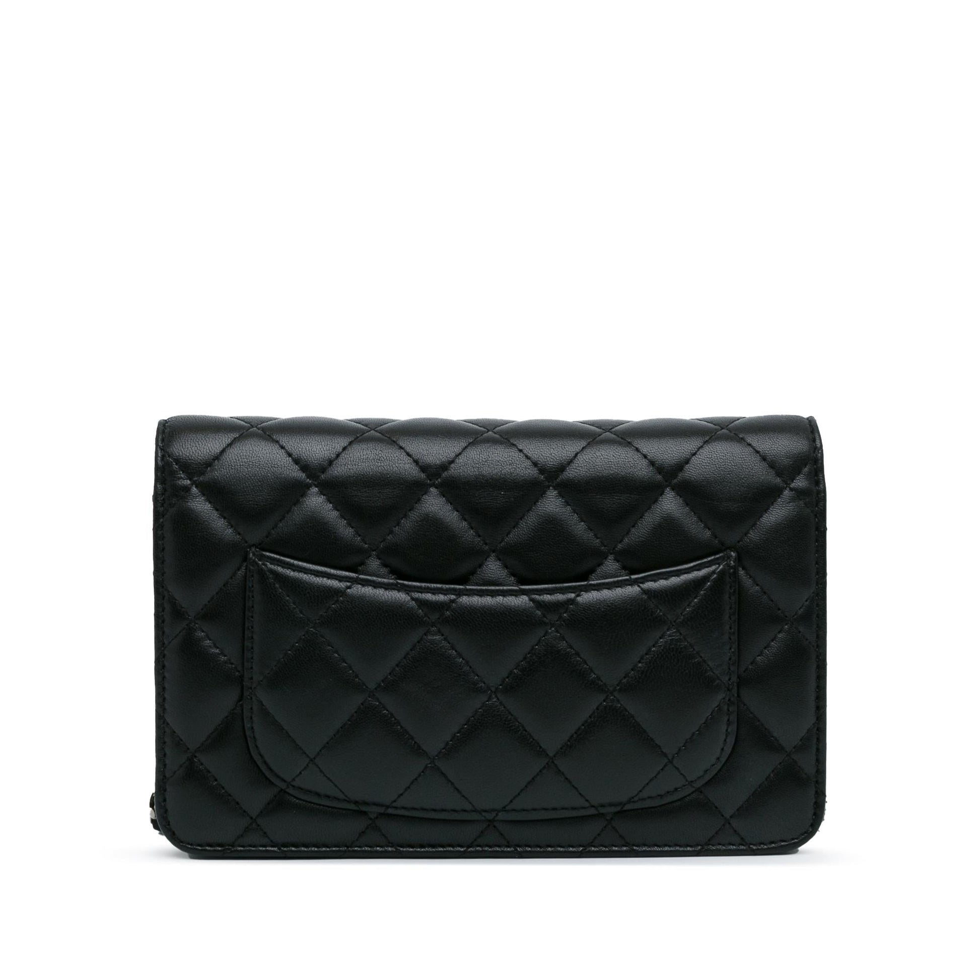 Chanel CC Quilted Lambskin Wallet On Chain (SHG-FJ9bzv)