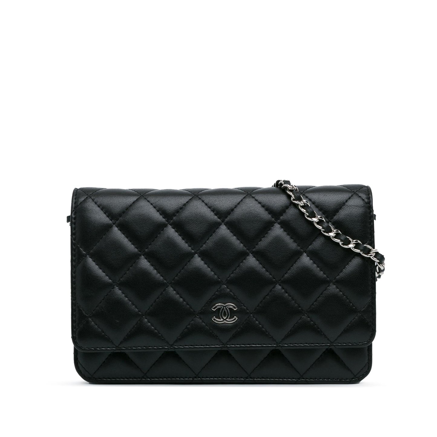 Chanel CC Quilted Lambskin On SHG-FJ9bzv Wallet Case