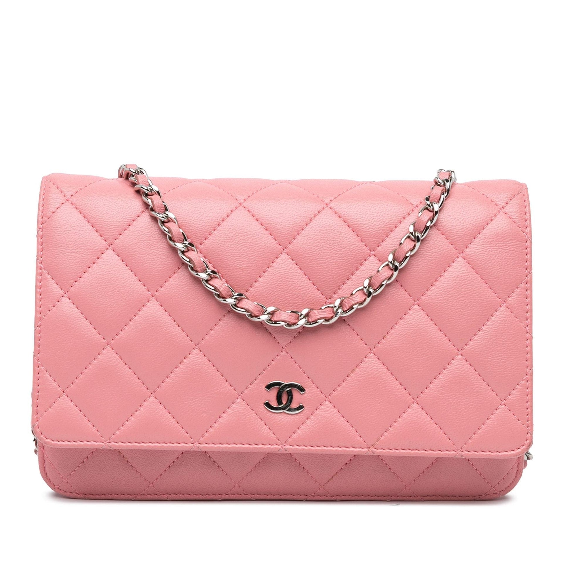 Chanel CC Quilted Lambskin On SHG-QKPR3a Wallet Case