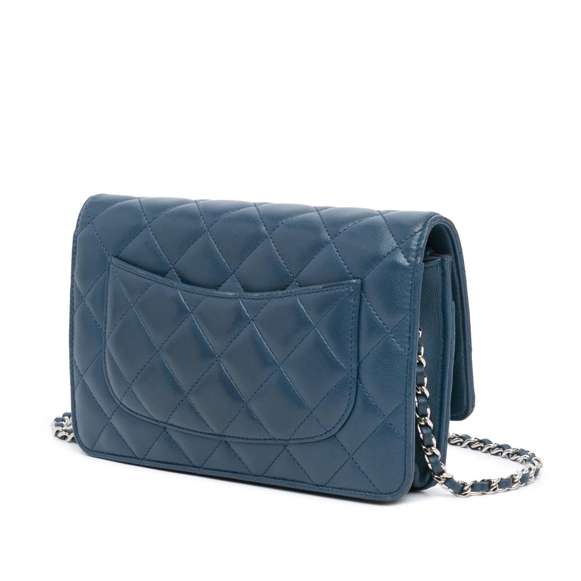 Chanel CC Quilted Lambskin On SHG-xnrl3V Wallet Case