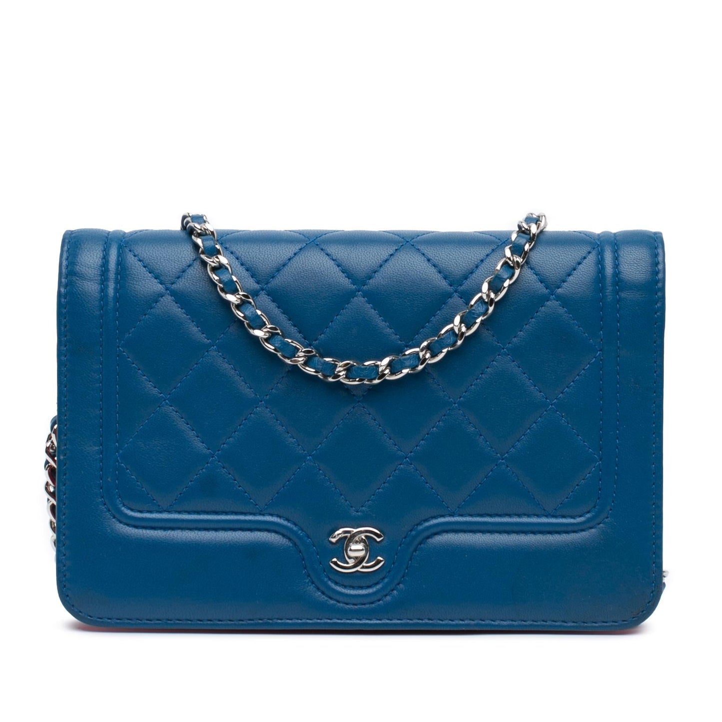 Chanel CC Quilted Lambskin On Wallet Case