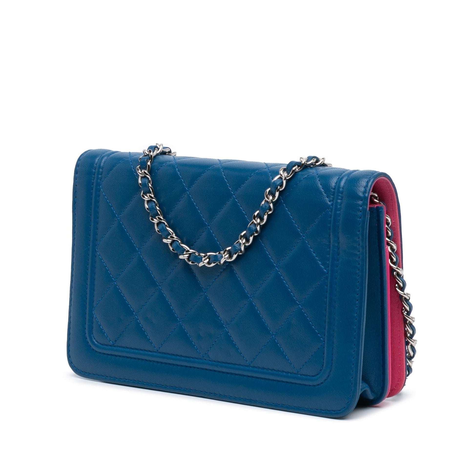 Chanel CC Quilted Lambskin On Wallet Case