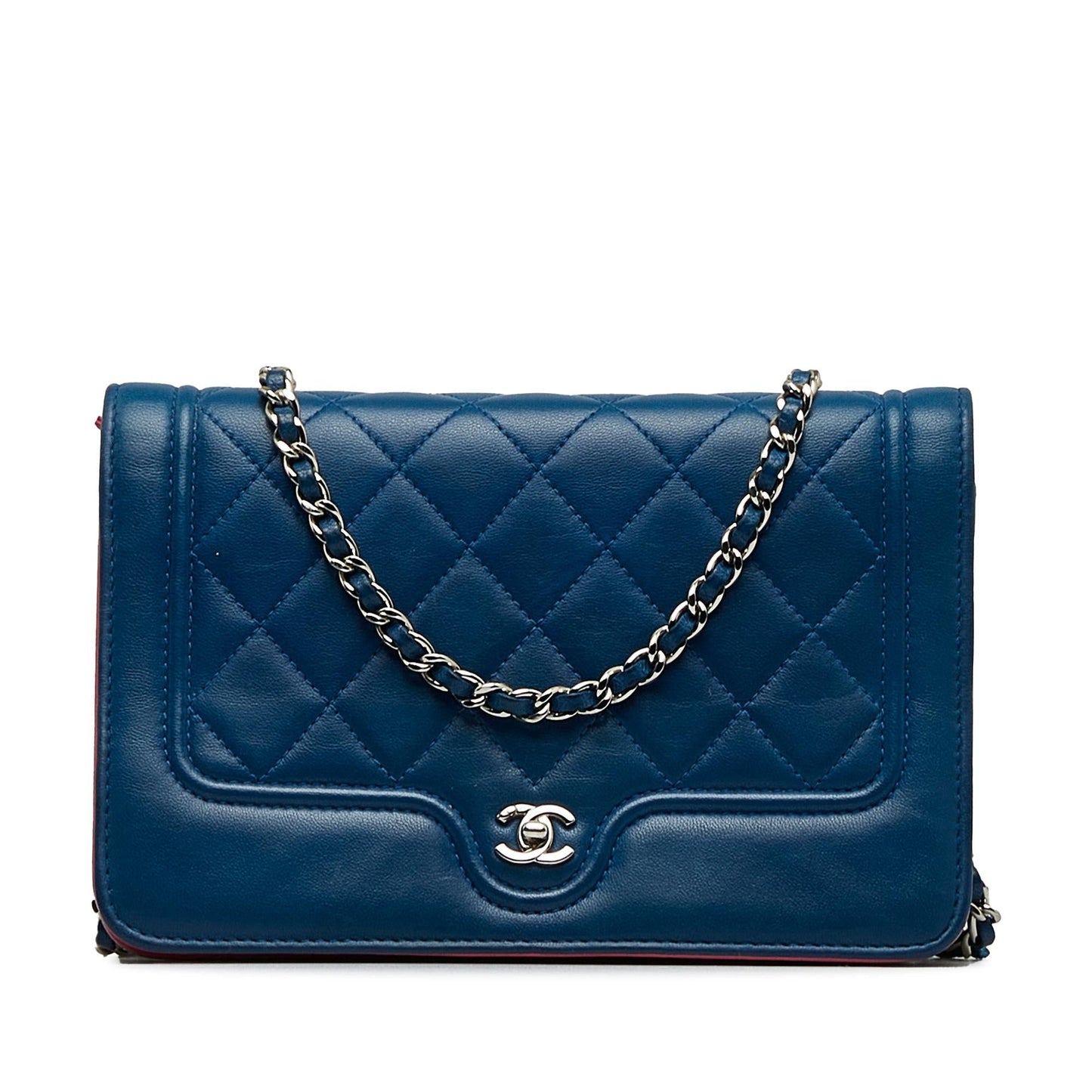 Chanel CC Quilted Lambskin On Wallet Case Shg Pnzxlk