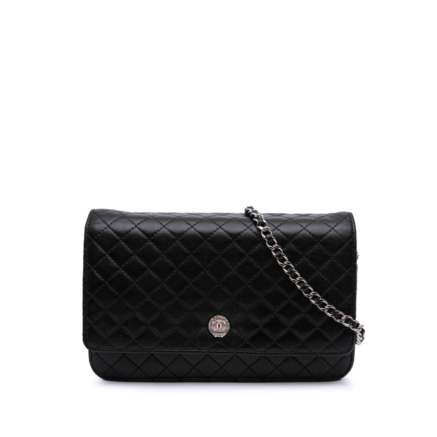 Chanel CC Quilted Lambskin On Wallet Case Chain 1