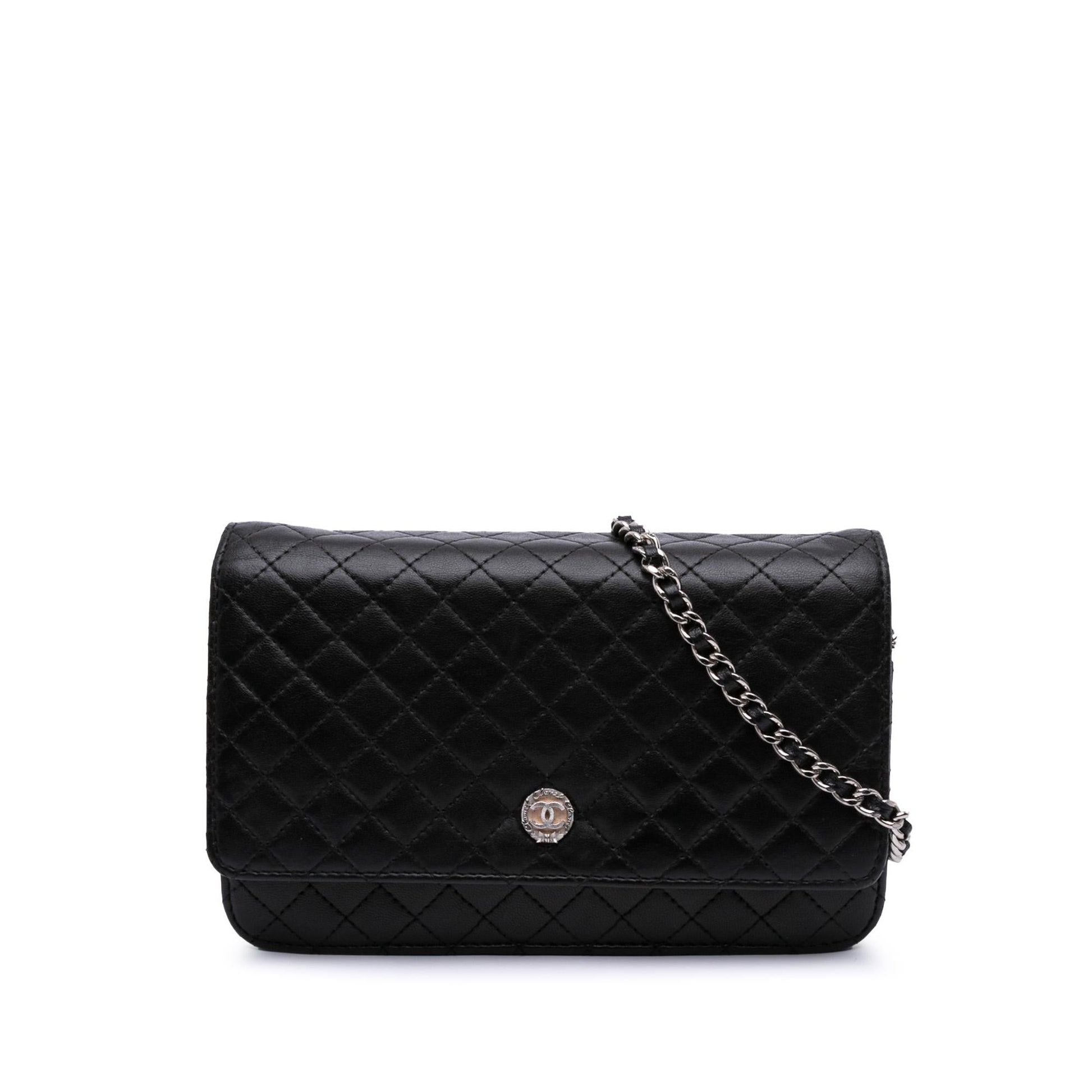 Chanel CC Quilted Lambskin On Wallet Case Chain 1