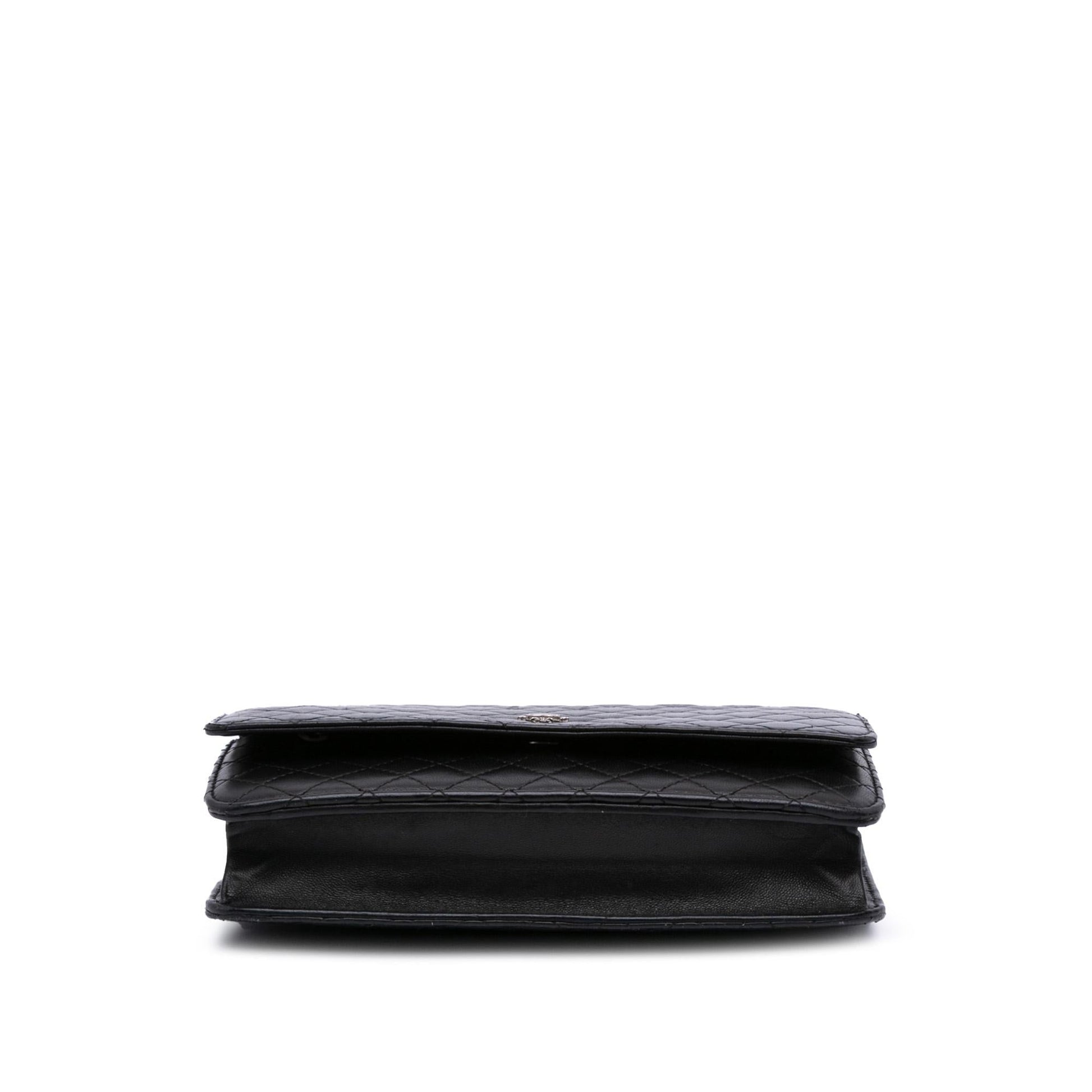 Chanel CC Quilted Lambskin On Wallet Case Chain 2