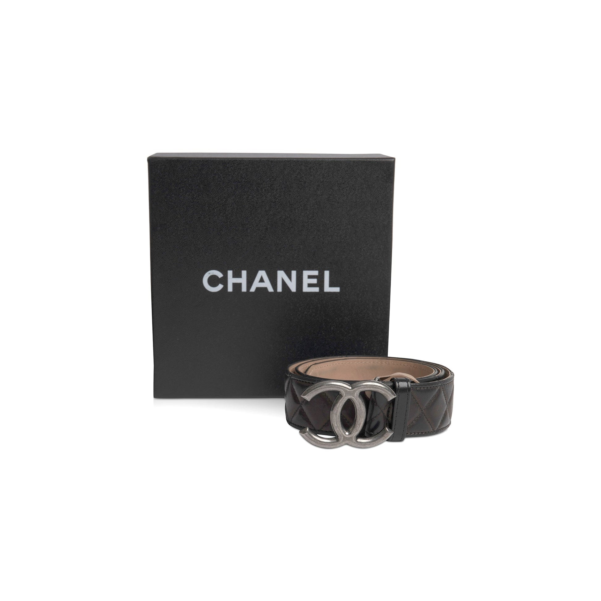 Chanel CC Quilted Belt Leather