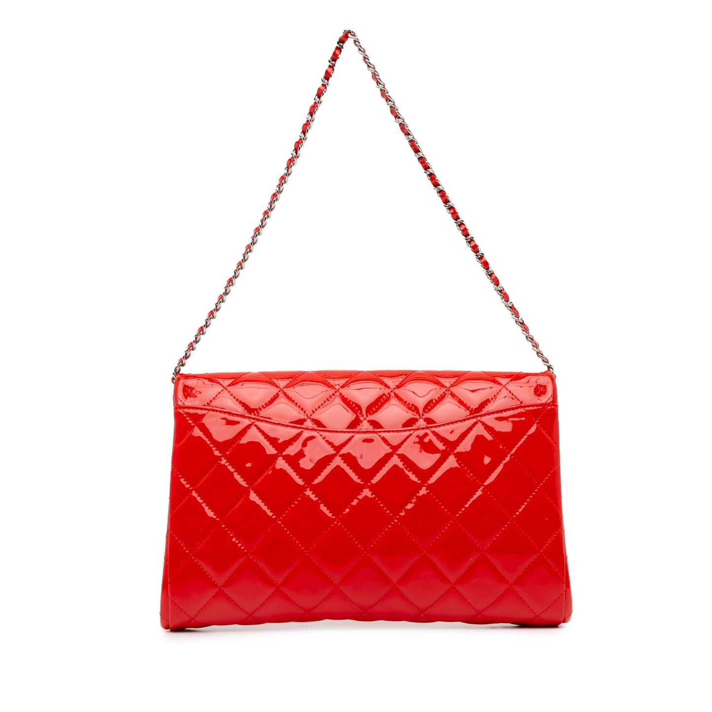 Chanel CC Quilted Patent SHG-lpgzOs Clutch Bag