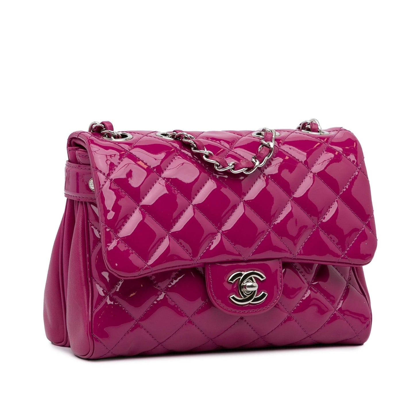 Chanel CC Quilted Patent SHG-g7XOp3 Leather Crossbody Bag