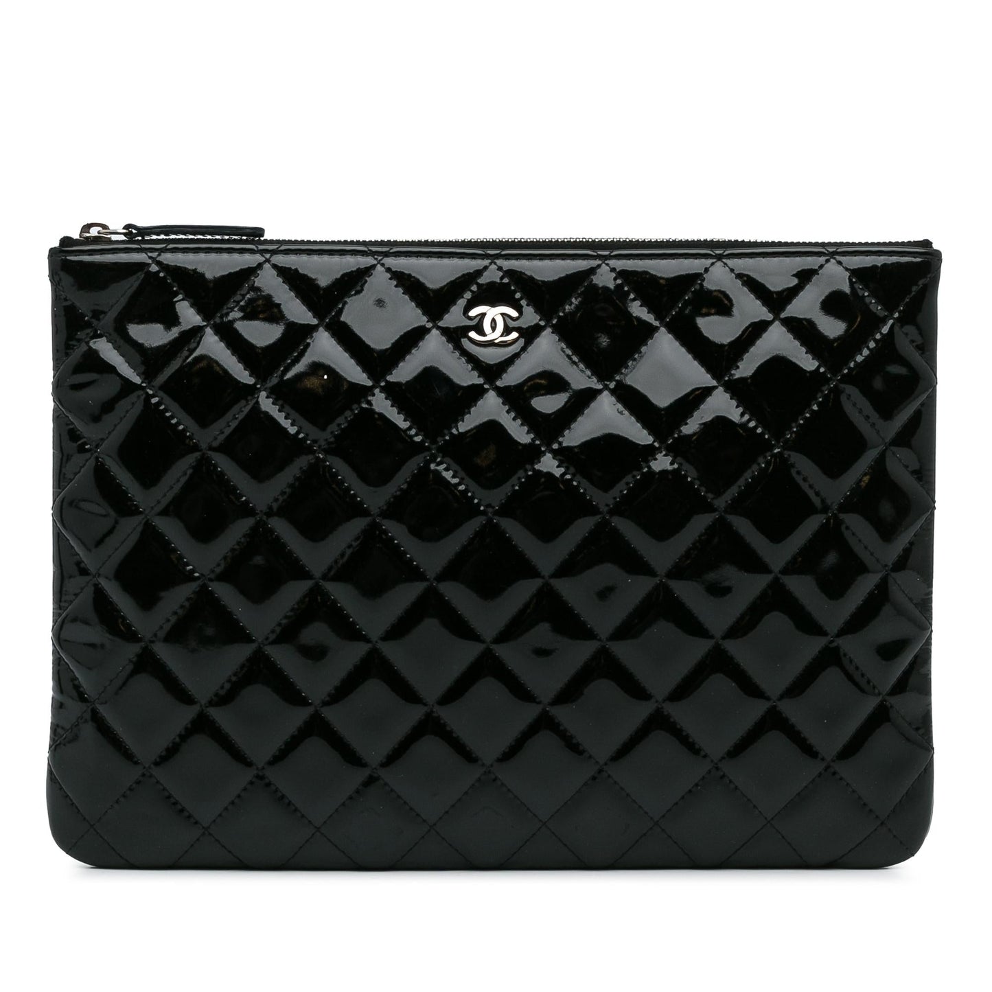 Chanel CC Quilted Patent SHG-30waO1 Leather Handbag