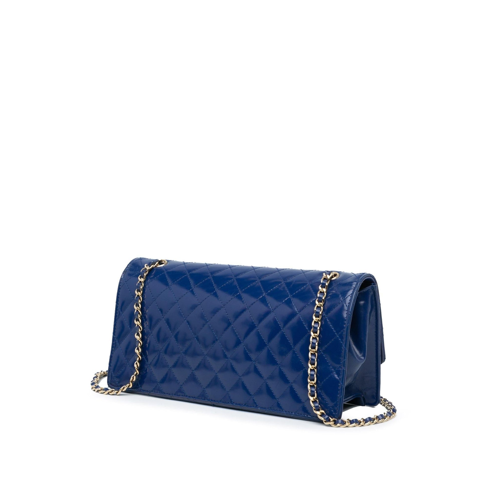 Chanel CC Quilted Patent Long Flap SHG-WftxAP Handbag
