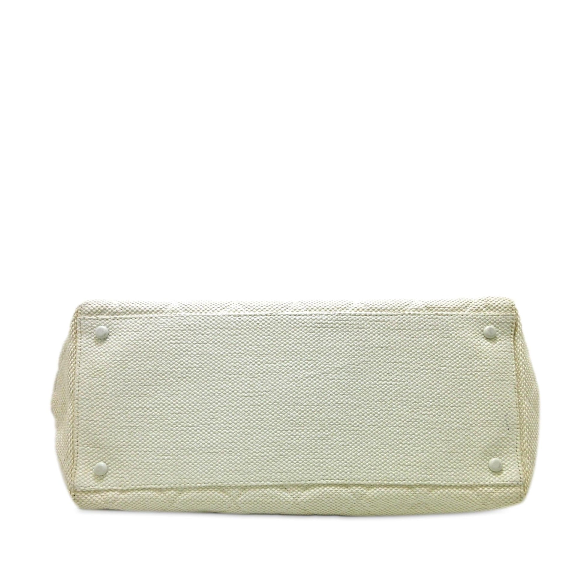 Chanel CC Quilted Straw Tote (SHG-mpcTma)