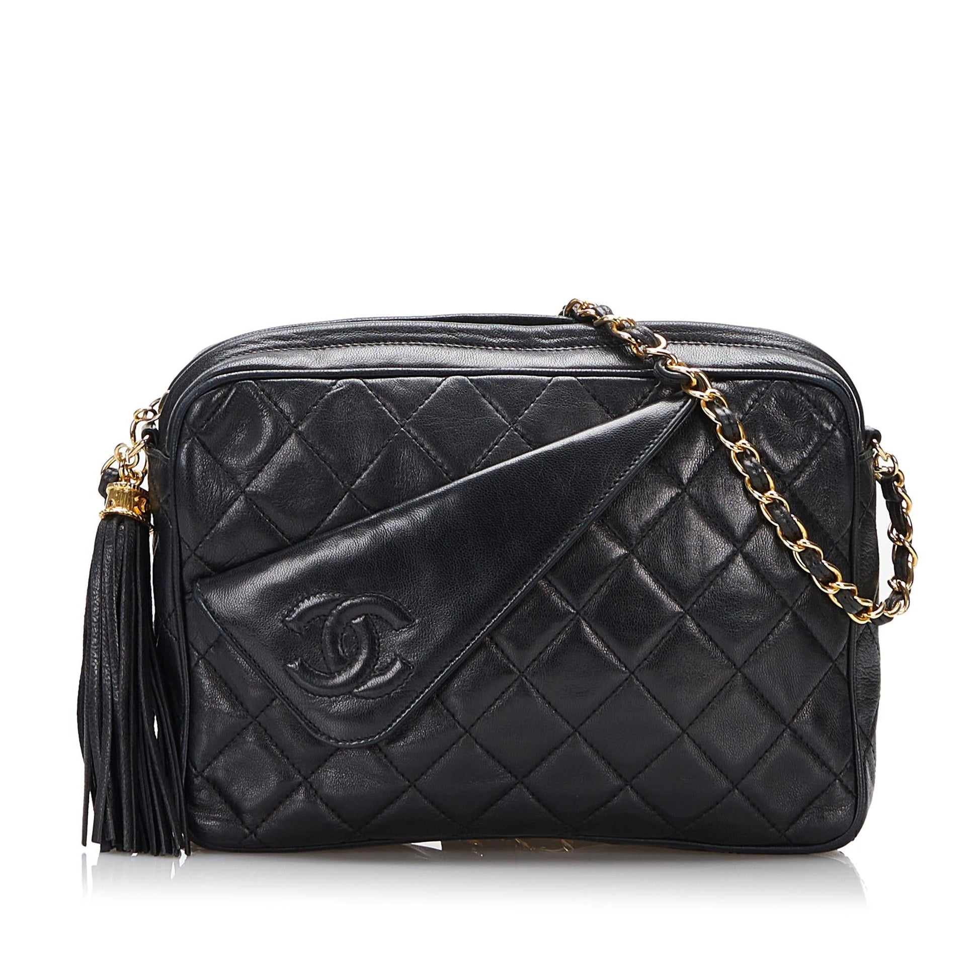 Chanel CC Quilted Tassel SHG-vaQEDR Crossbody Bag