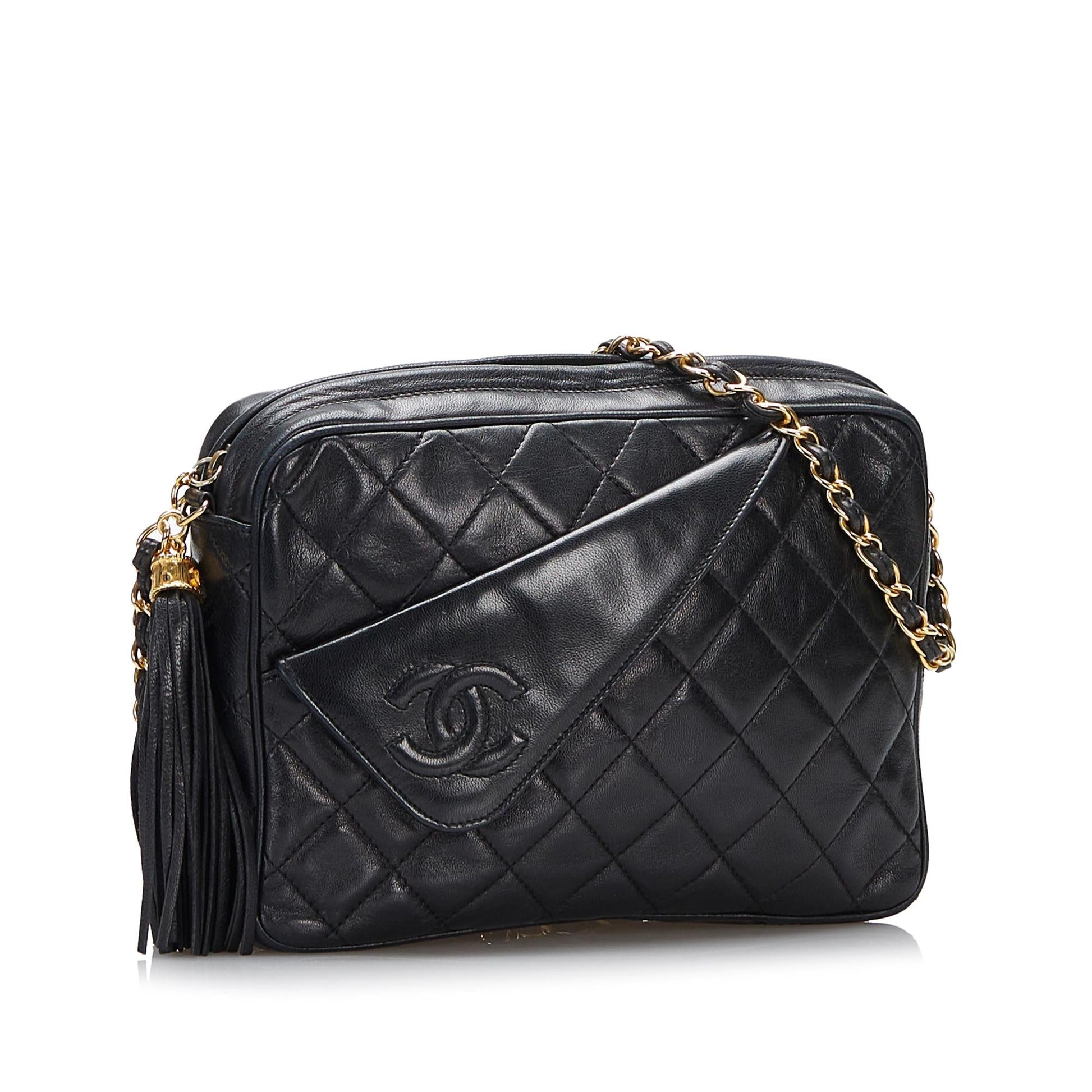 Chanel CC Quilted Tassel SHG-vaQEDR Crossbody Bag