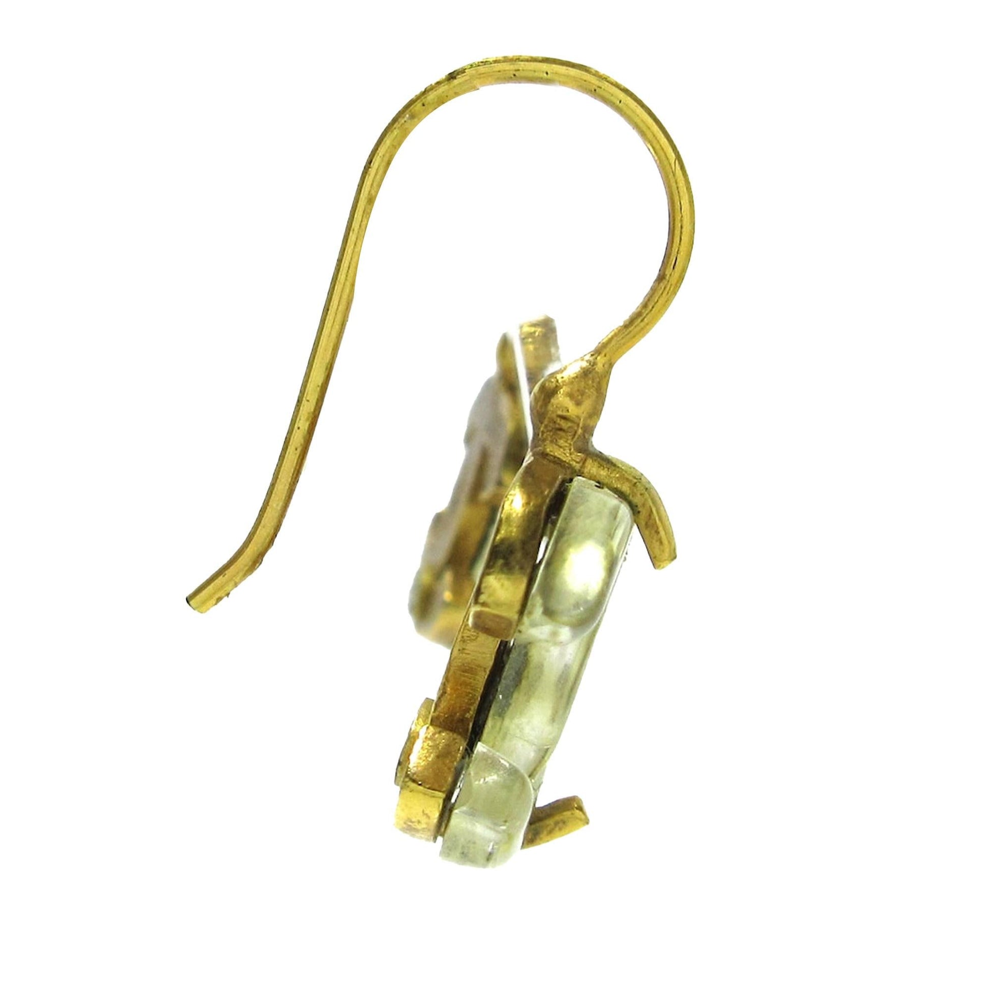 Chanel Cc Resin Hook Earrings (Shg-Asiidt)