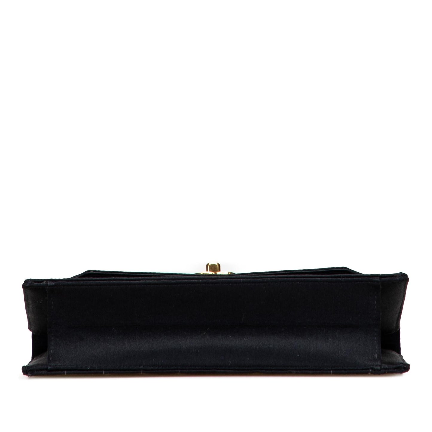 Chanel CC Satin Flap Clutch Bag