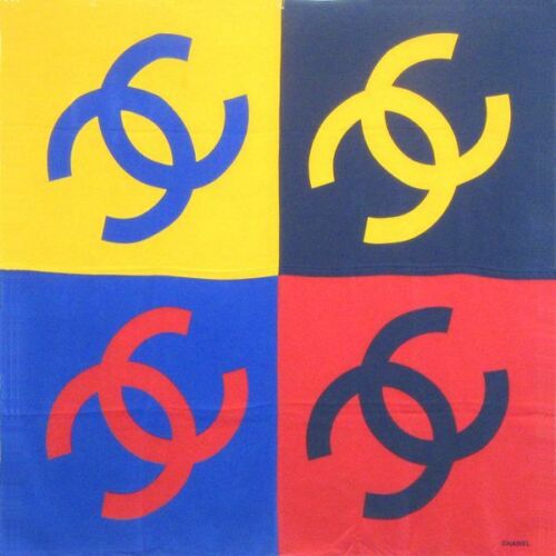 Chanel CC Multicolor Scarf Handbag