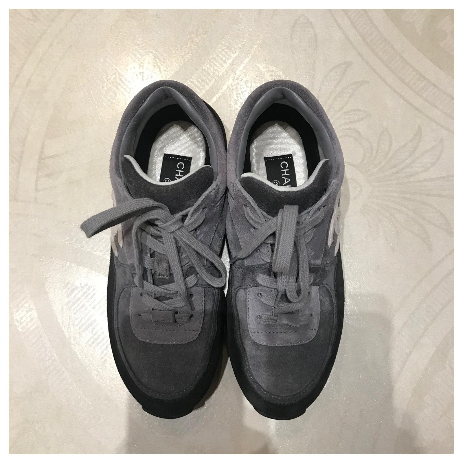Chanel CC SUEDE MIXED Sneakers