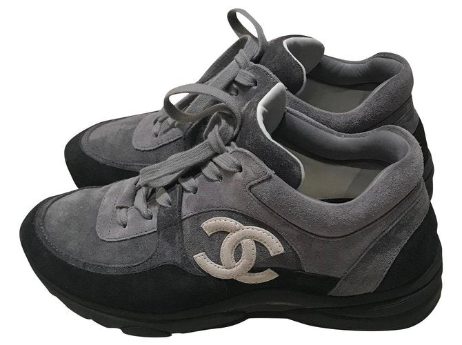 Chanel CC SUEDE MIXED Sneakers