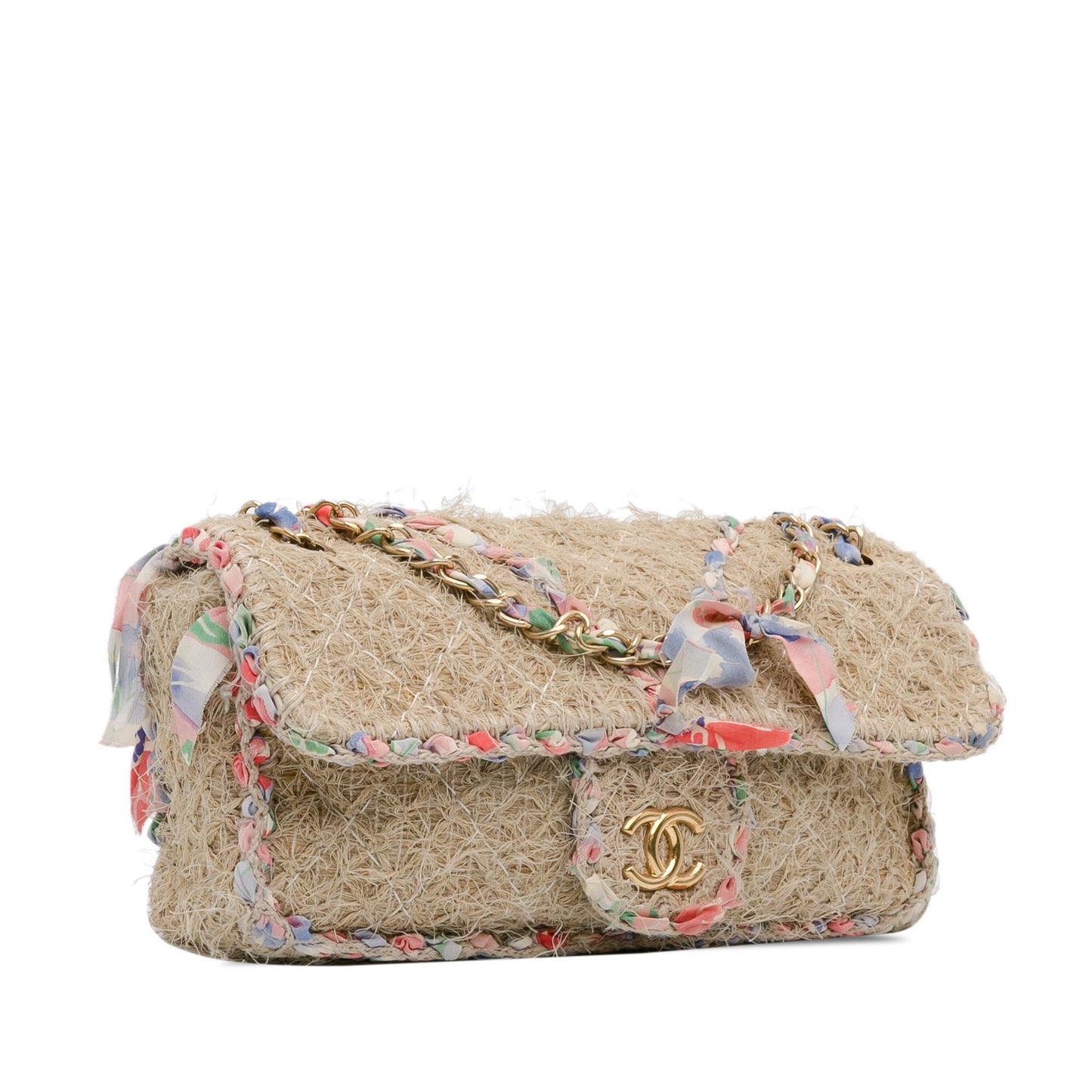 Chanel CC Straw Country Flap SHG-LDVjxm Handbag