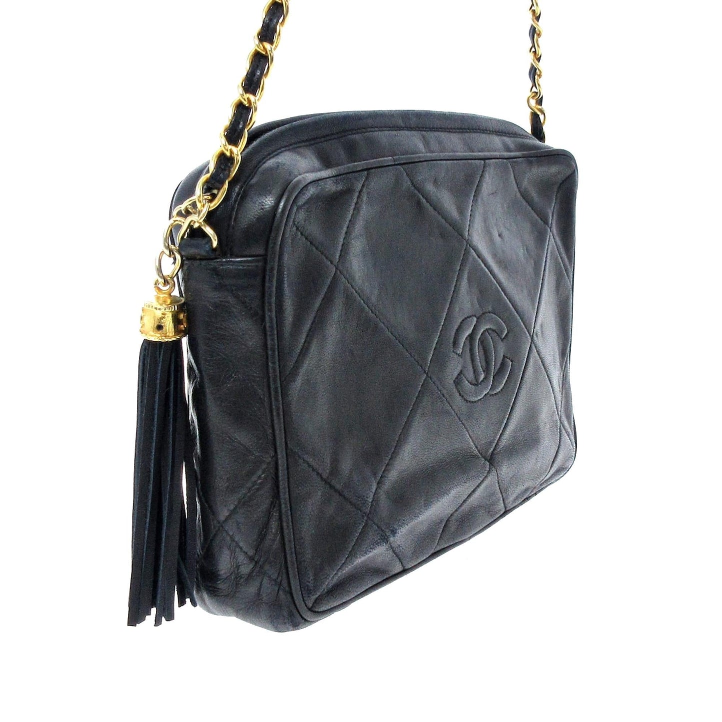 Chanel CC Timeless Lambskin SHG Leather Crossbody Bag