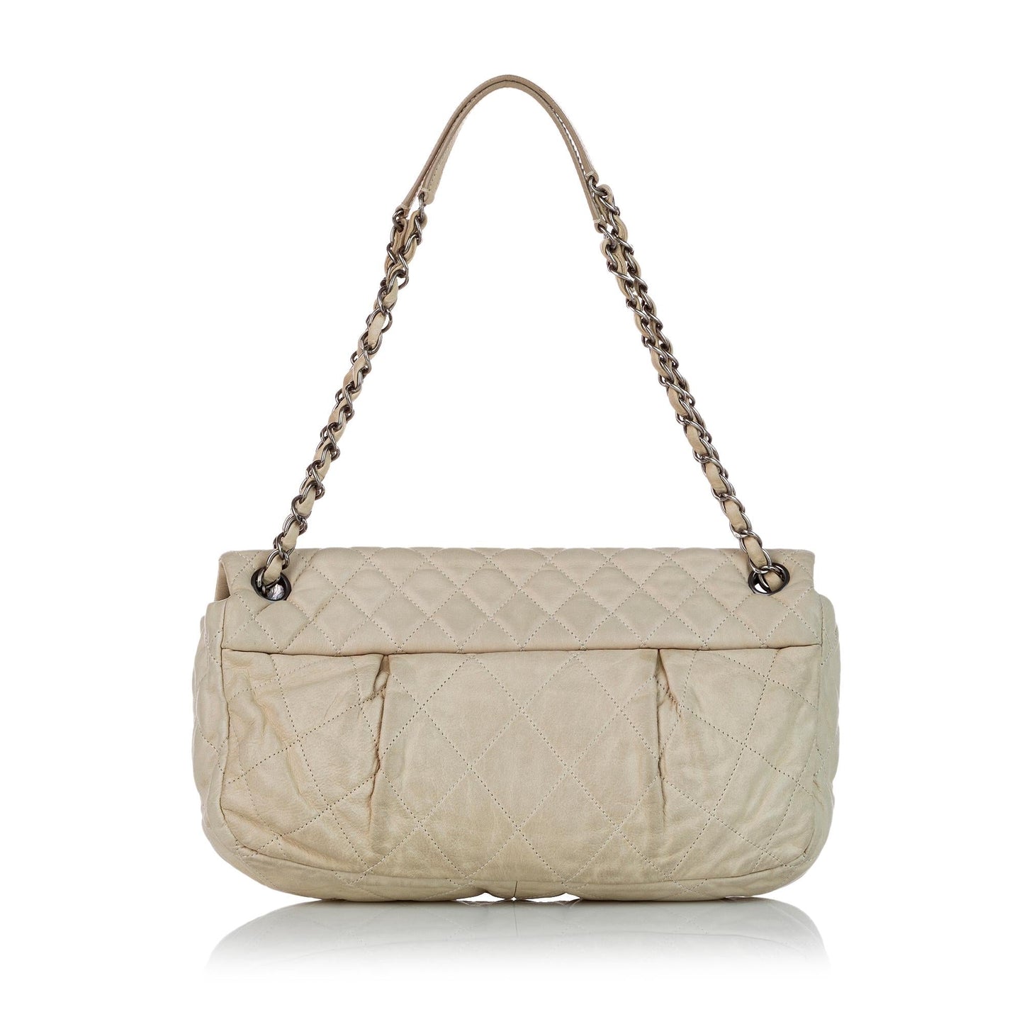Chanel CC Timeless Lambskin Single Flap SHG Leather Shoulder Bag Bag Shg