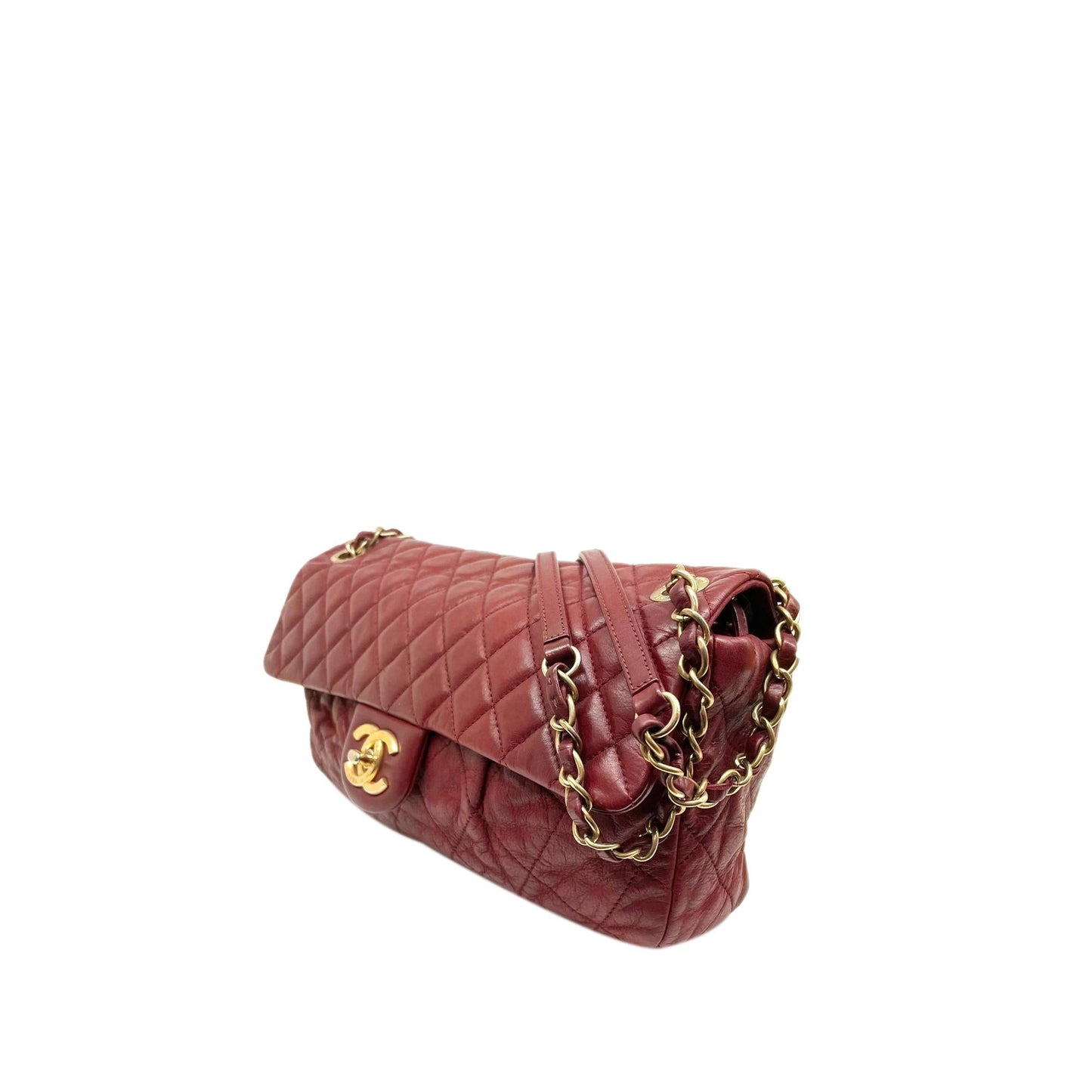 Chanel CC Timeless Lambskin Single Flap SHG Leather Shoulder Bag