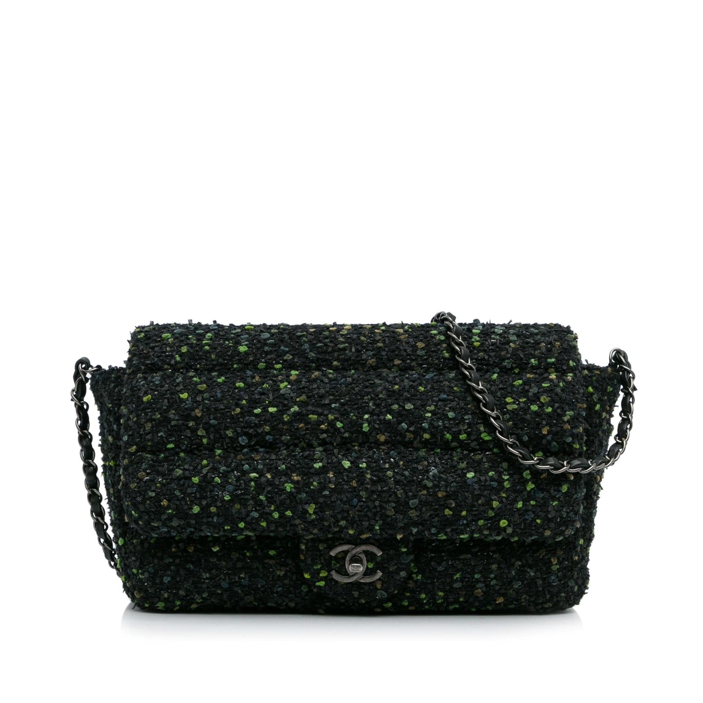 Chanel CC Tweed Flap SHG-l4FrFd Shoulder Bag