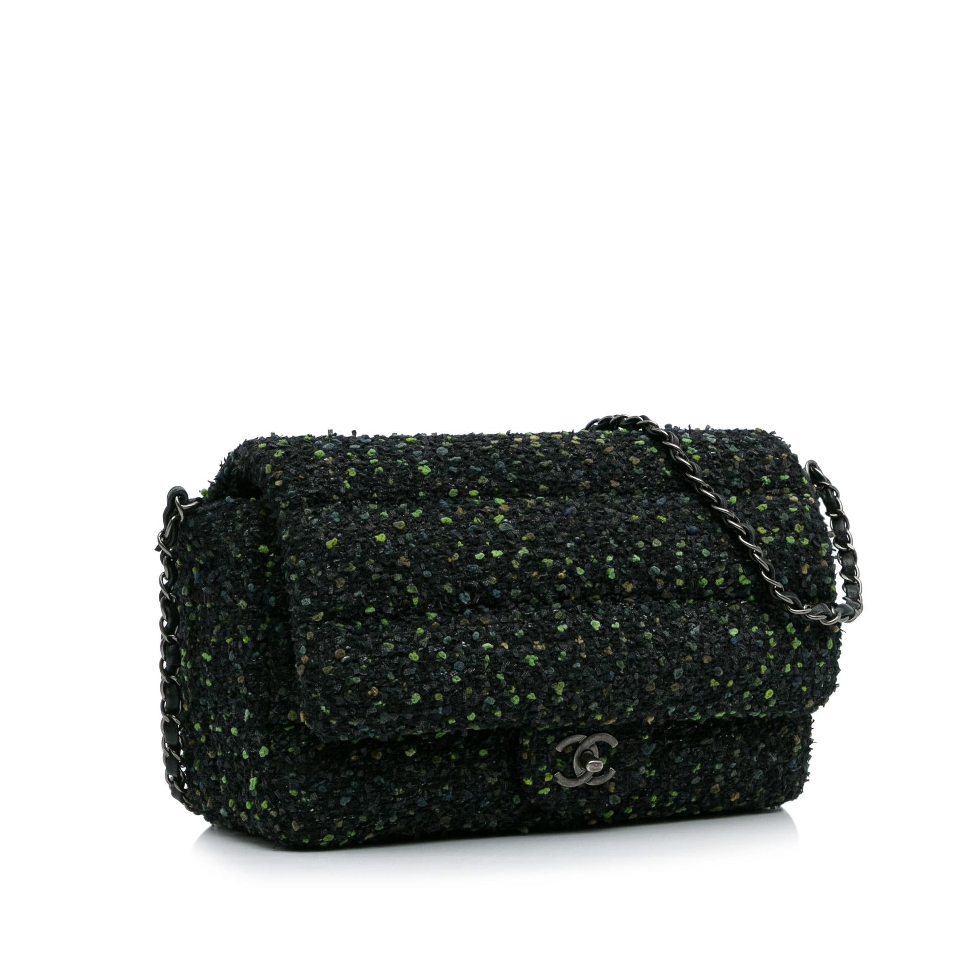 Chanel CC Tweed Flap SHG-l4FrFd Shoulder Bag