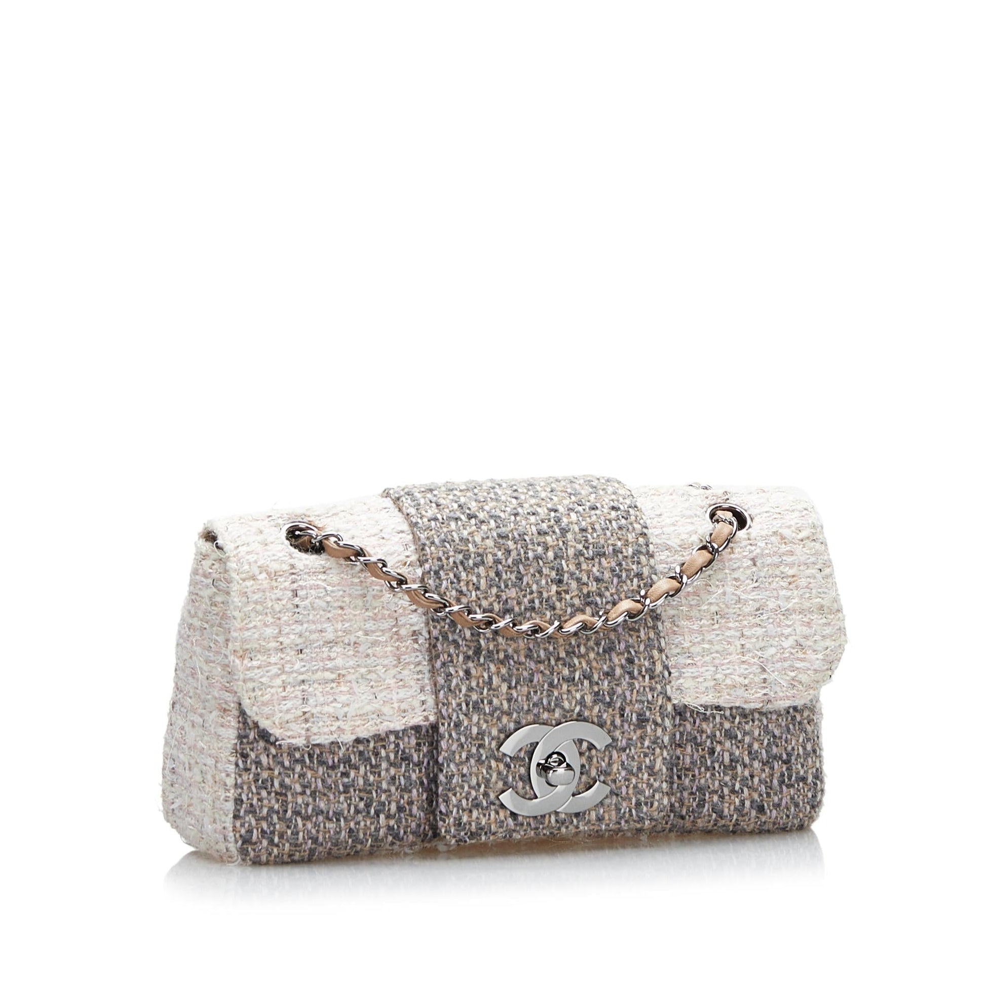 Chanel CC Tweed Single Flap SHG-5wHBEY Shoulder Bag