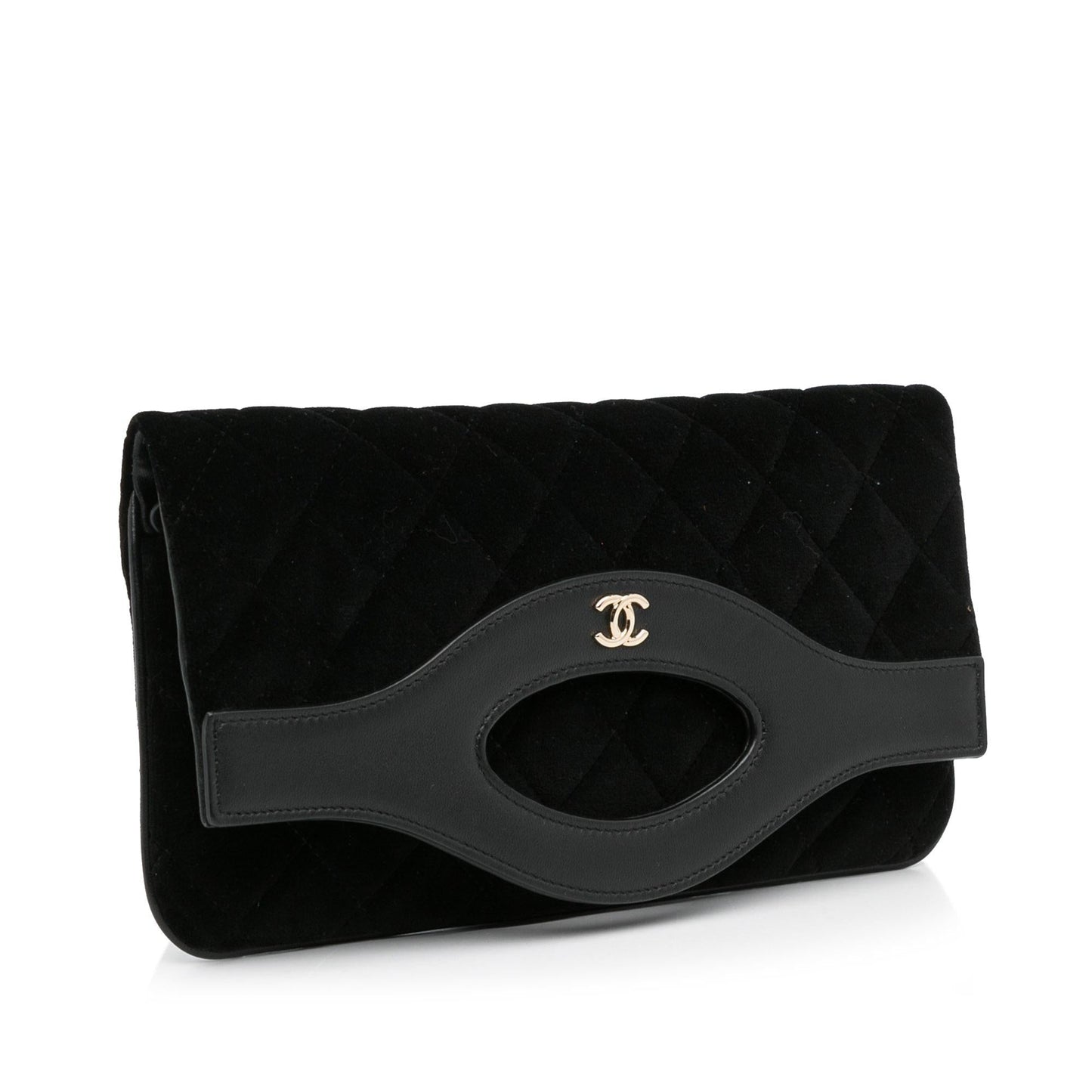 Chanel CC Velvet SHG-jvTl7a Clutch Bag