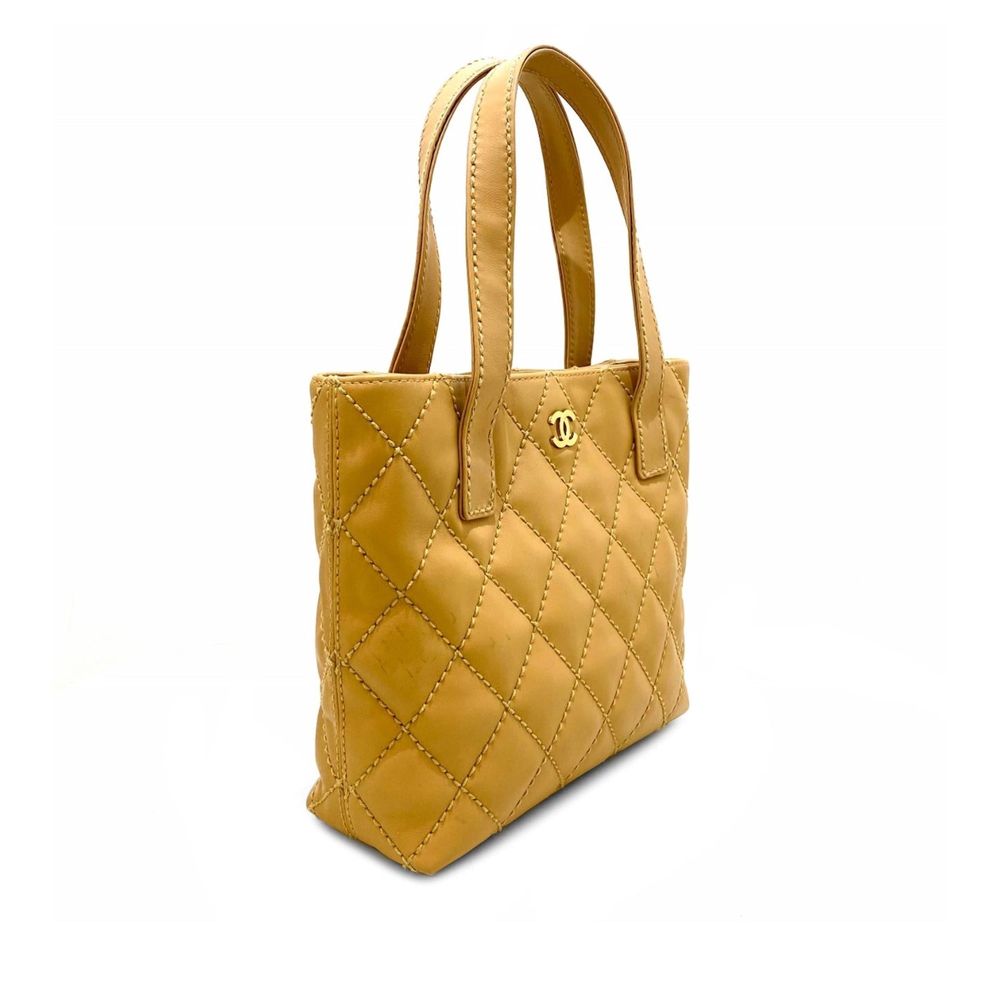 Chanel CC Wild Stitch Lambskin SHG-dhxke3 Handbag