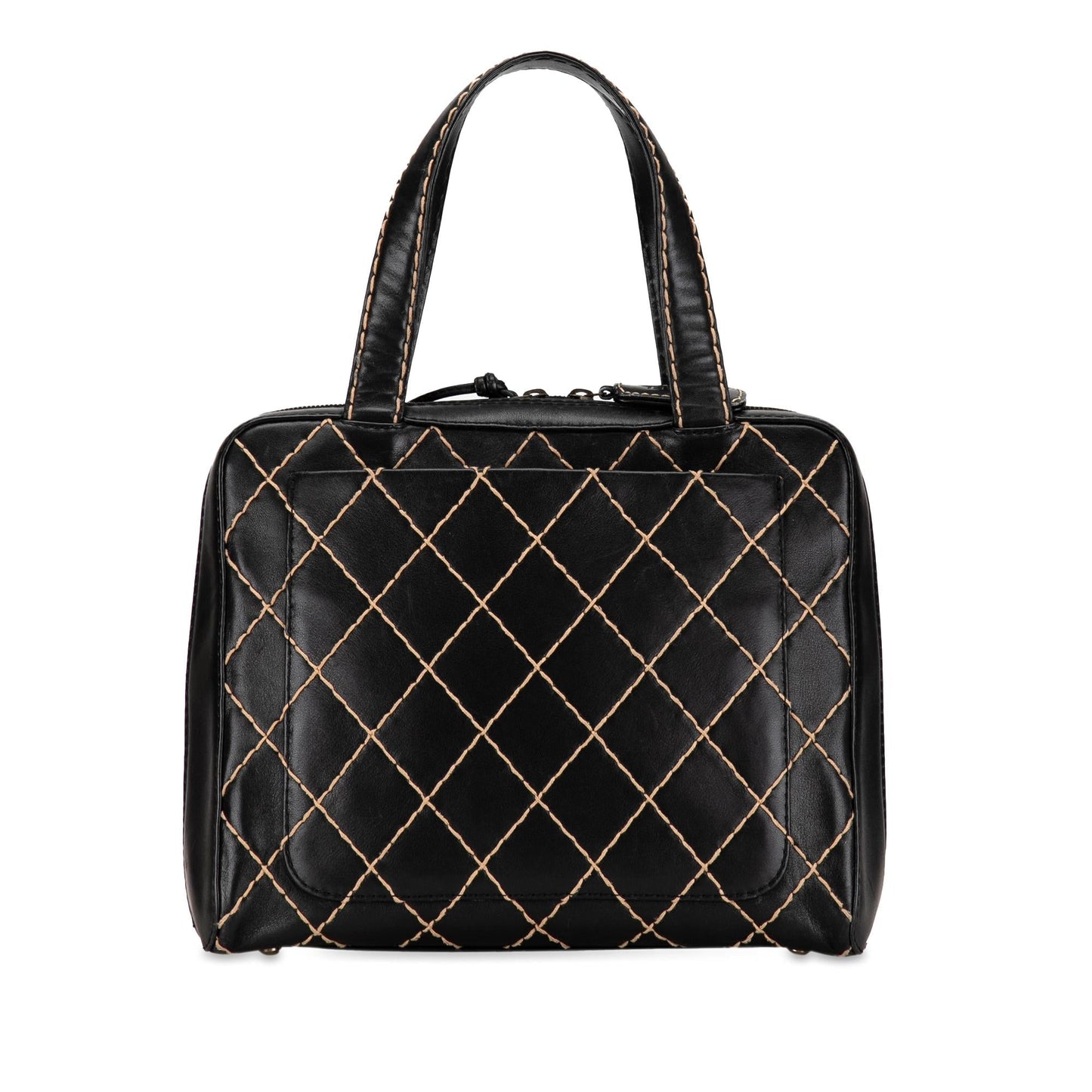 Chanel CC Wild Stitch Lambskin SHG-19CouV Handbag
