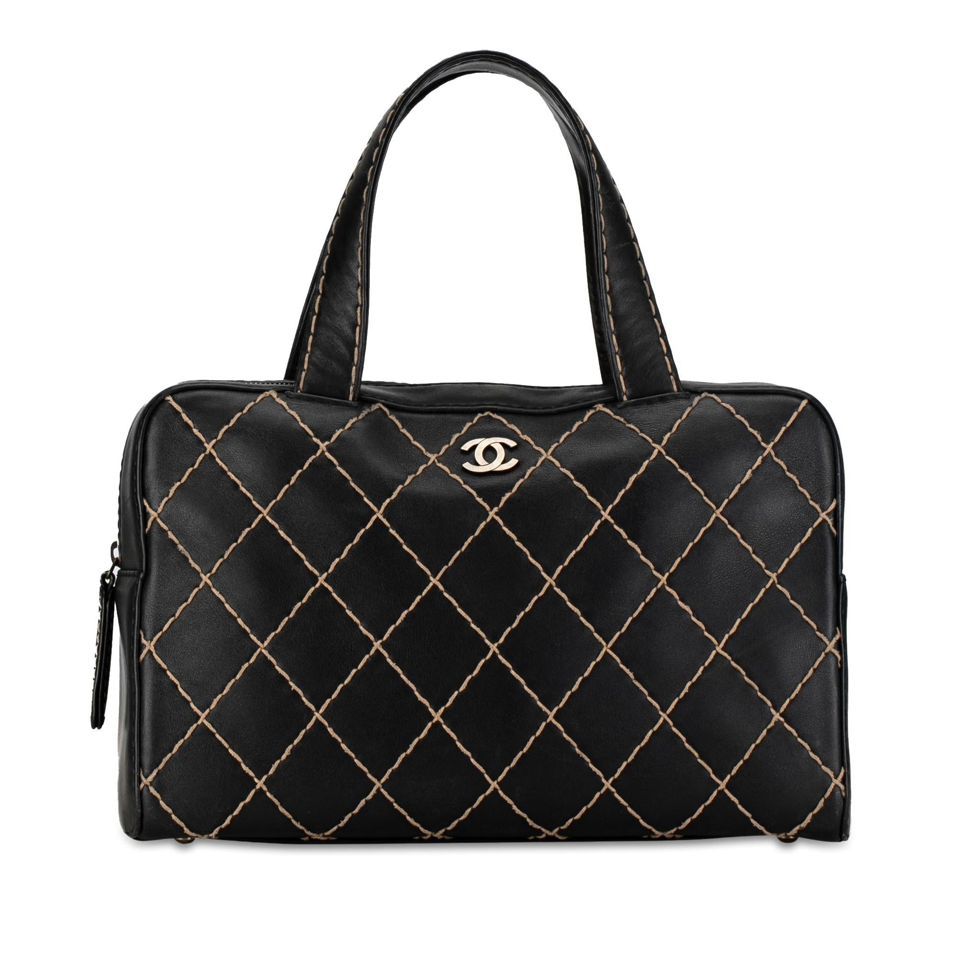 Chanel CC Wild Stitch Lambskin SHG-GFLpJL Handbag