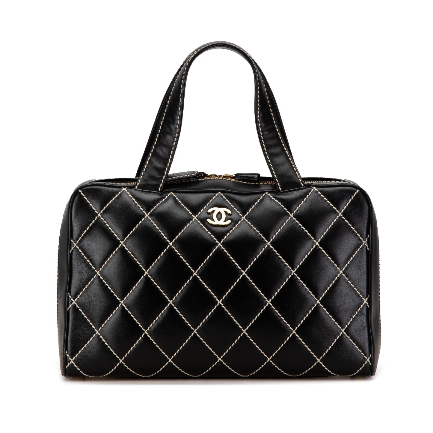Chanel CC Wild Stitch Lambskin SHG-SgvNml Handbag
