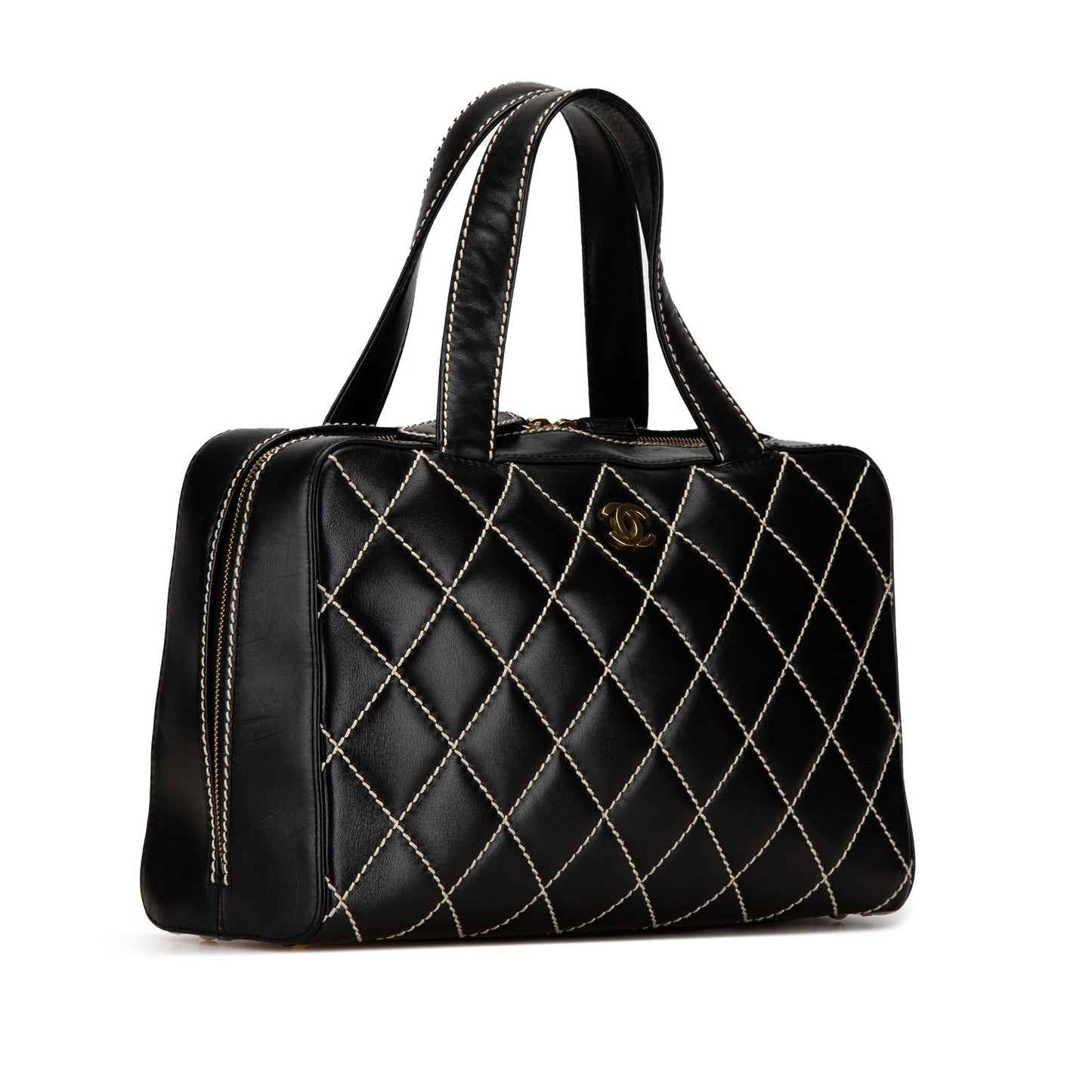 Chanel CC Wild Stitch Lambskin SHG-SgvNml Handbag