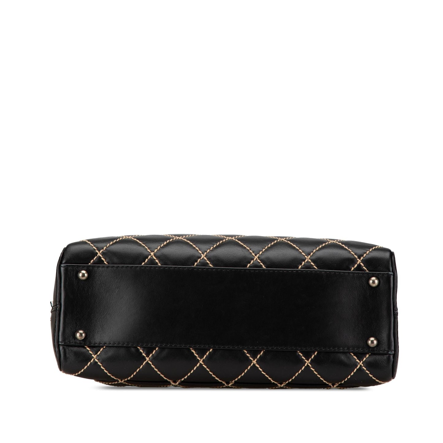 Chanel CC Wild Stitch Lambskin Handbag Lambskin Handbag