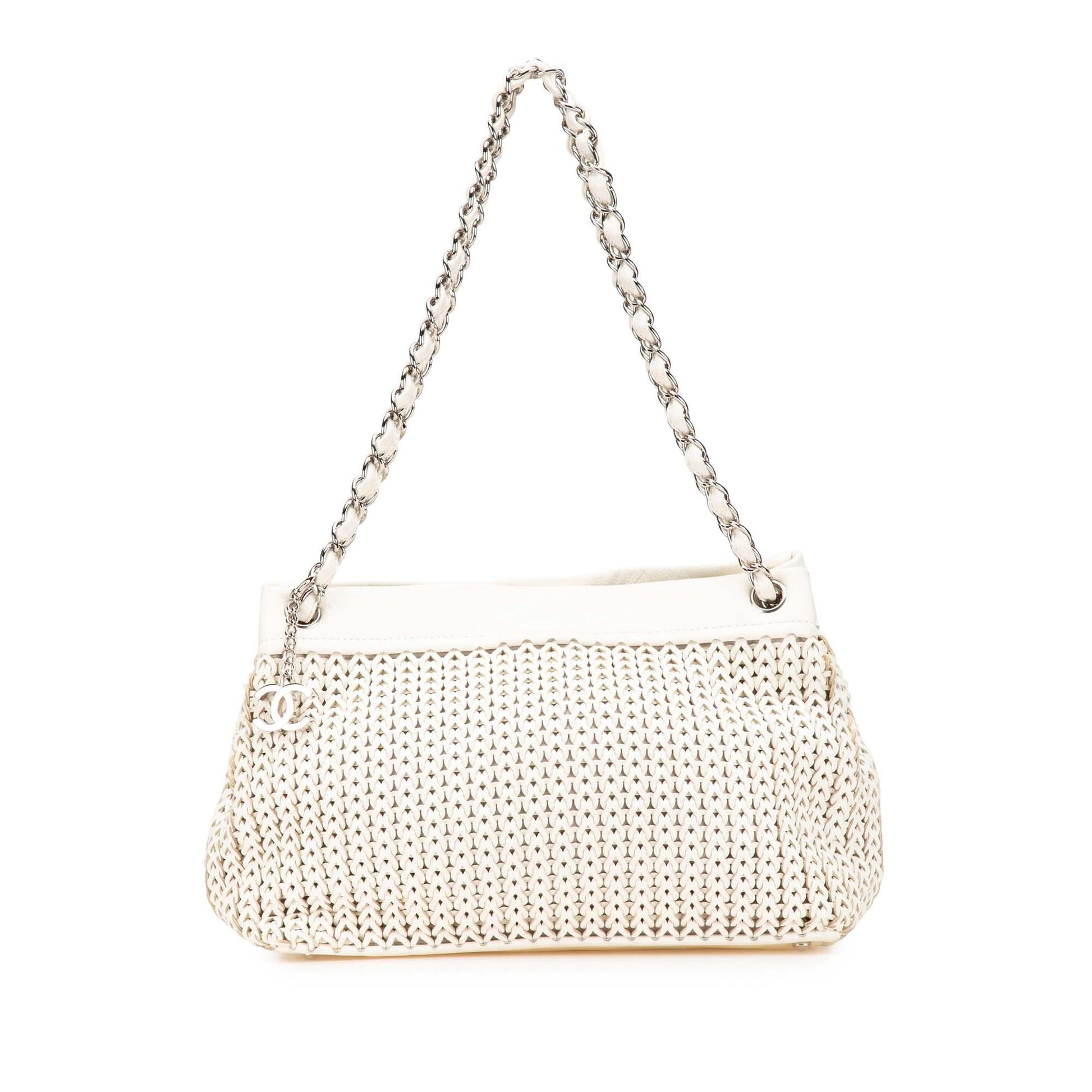 Chanel CC Woven Caviar Shoulder Bag