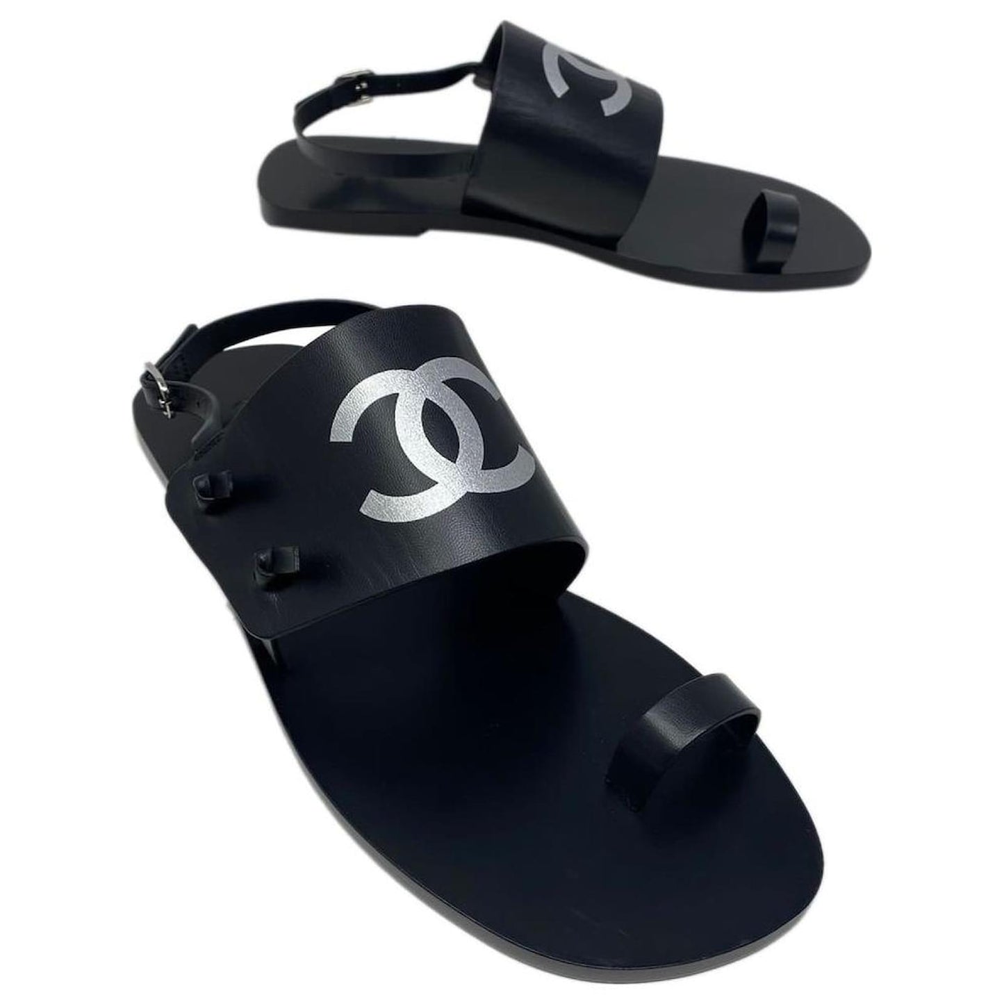 Chanel CC Thong Slingback Sandals for Women