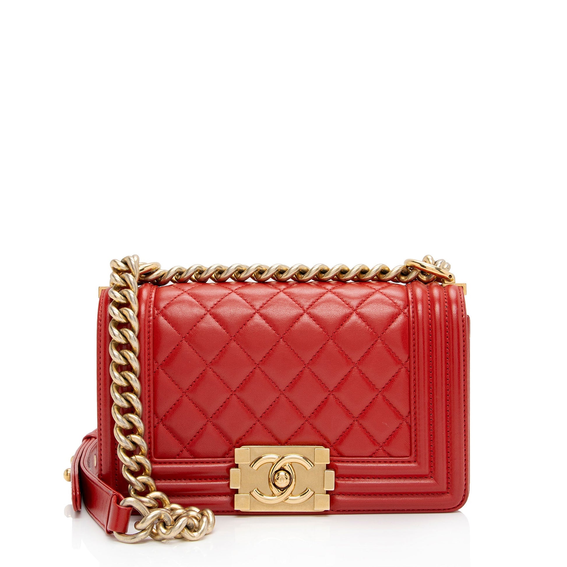 Chanel Calfskin Boy Small Handbag