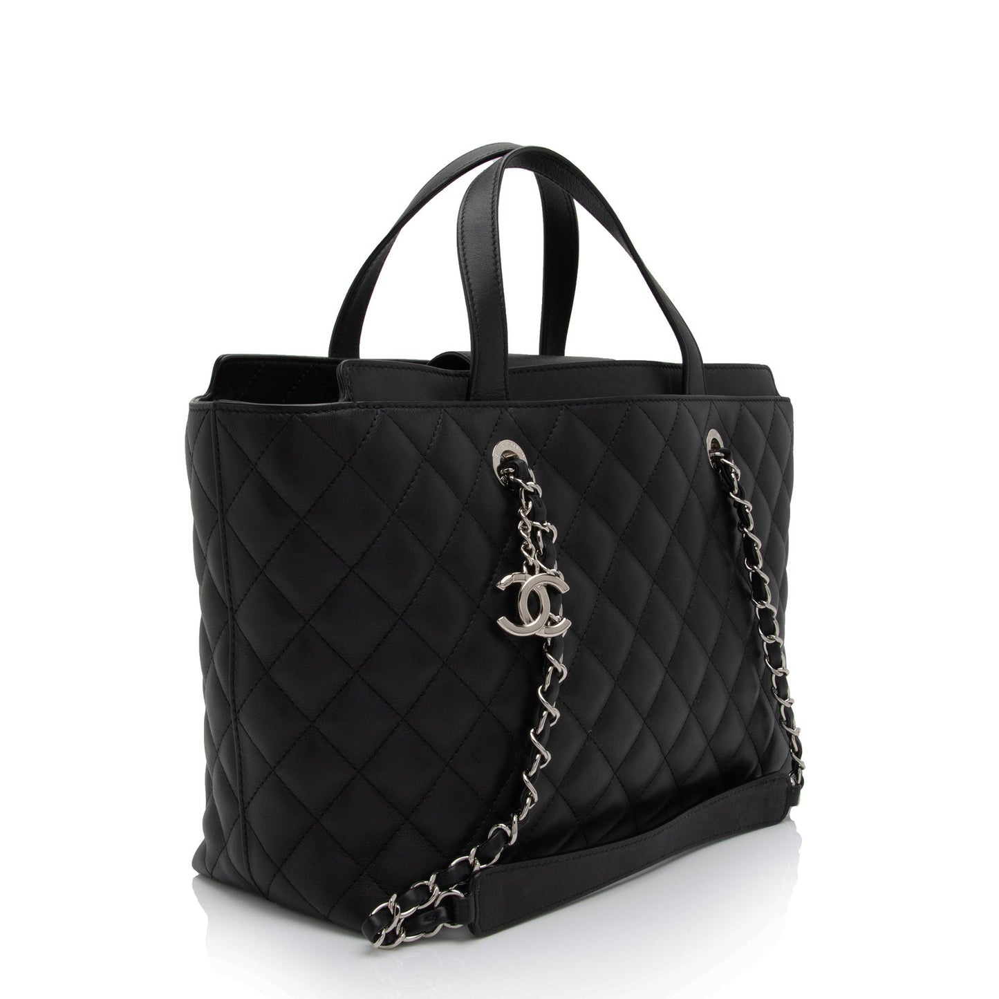 Chanel Calfskin CC Shopping SHF-kkslci Tote Bag