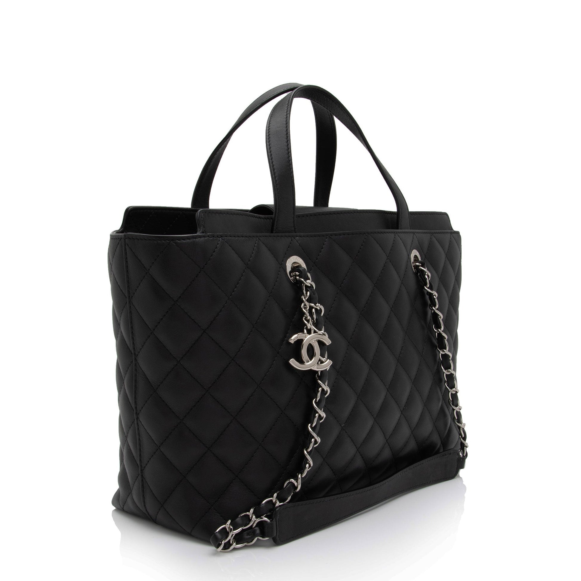 Chanel Calfskin CC Shopping SHF-kkslci Tote Bag