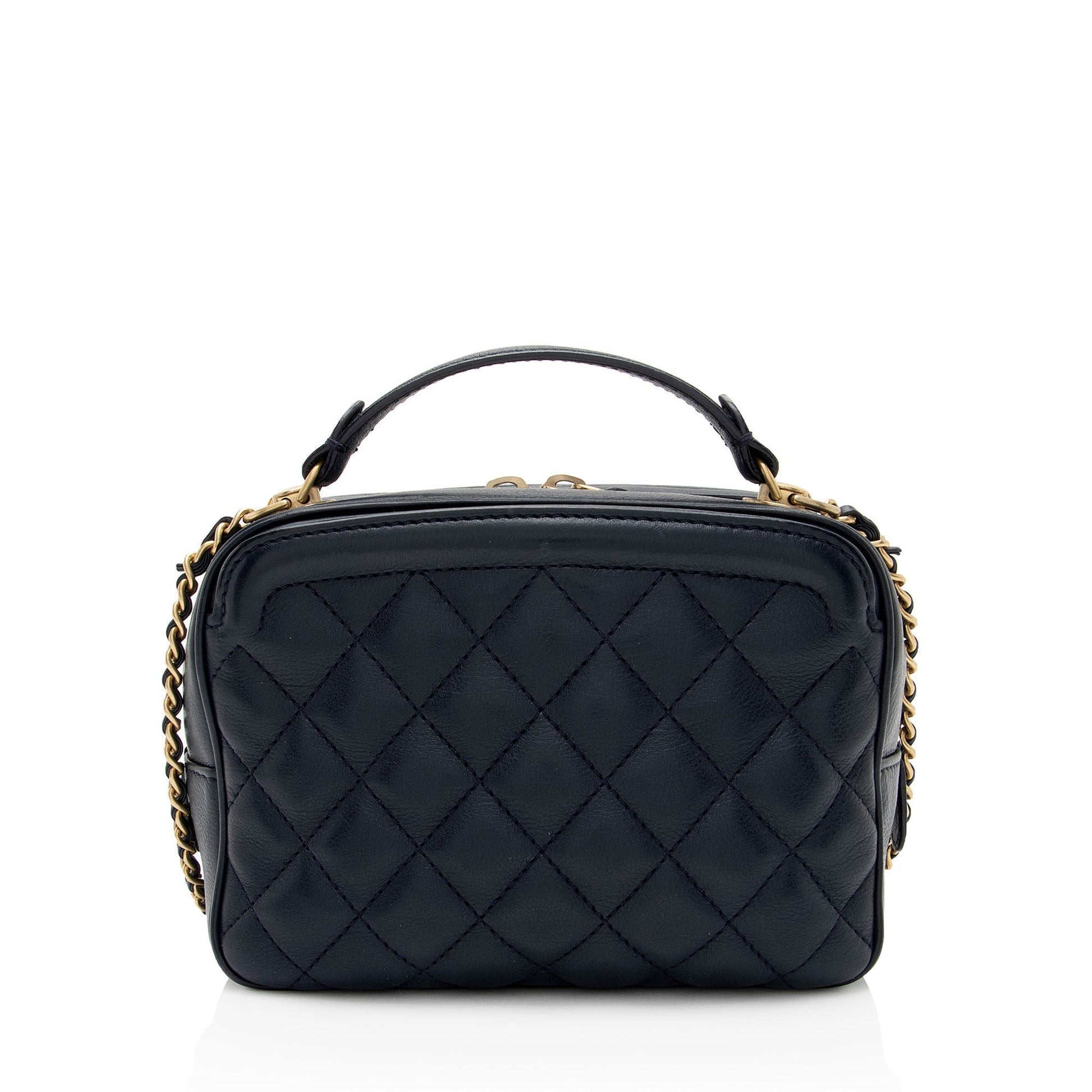 Chanel Calfskin CC Small Vanity Case (SHF-7b563I)