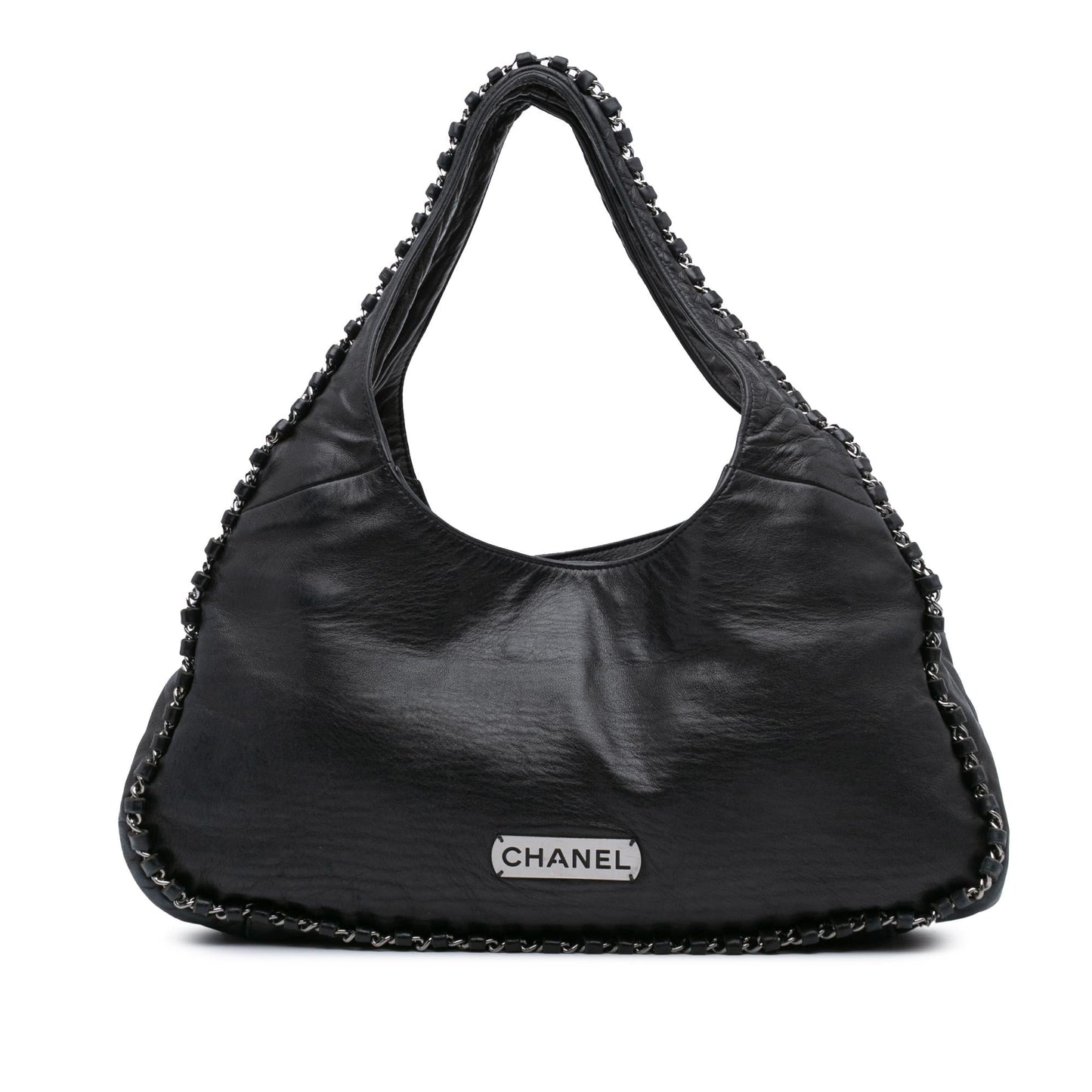 Chanel Calfskin Around Hobo Shoulder Bag